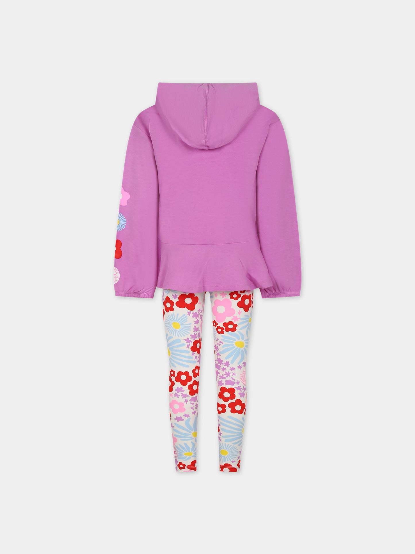 Completo sportivo multicolor per bambina,Converse,3CF506 W2Y