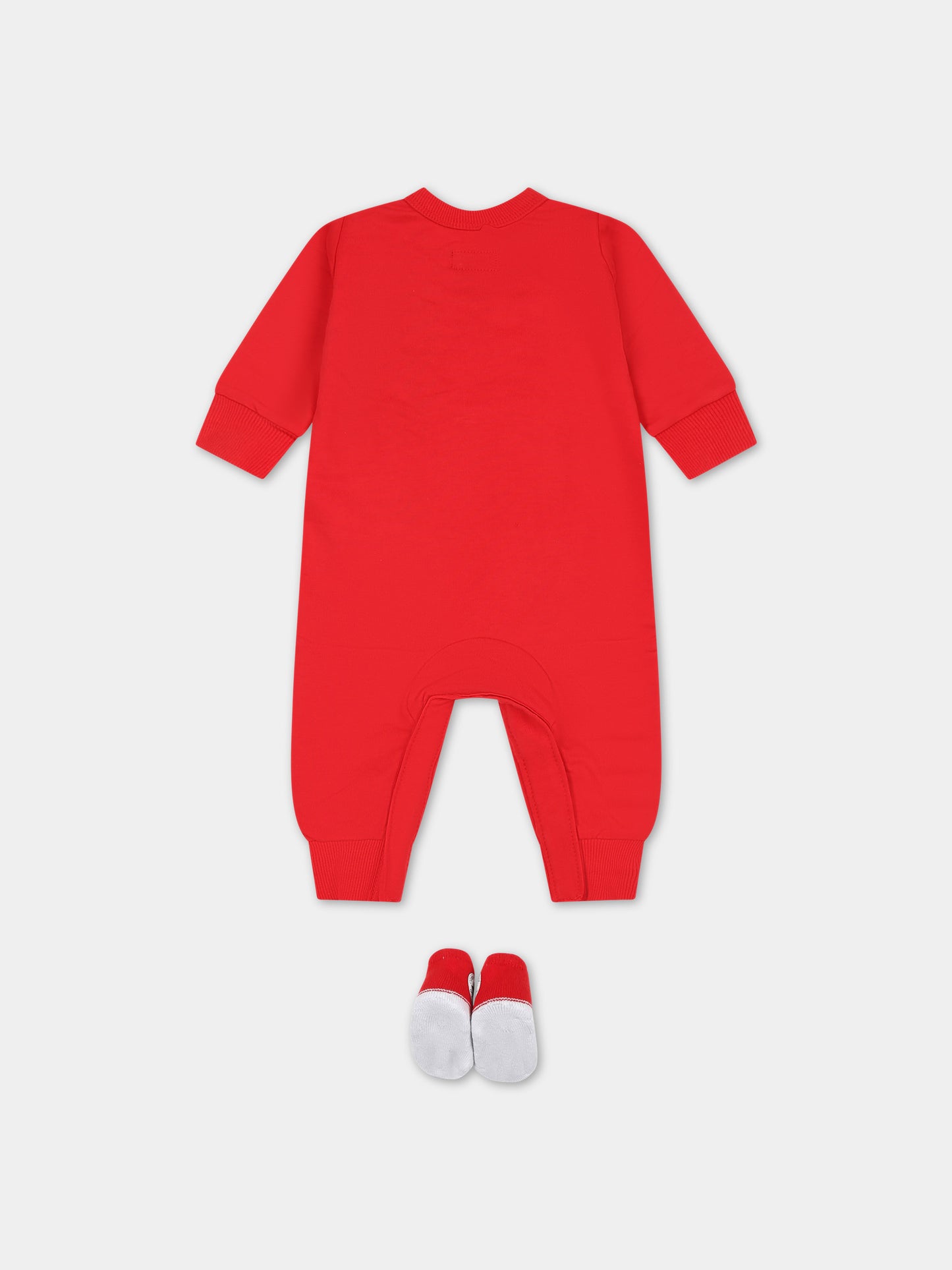 Set rosso per neonato con logo,Converse,56A144 U10