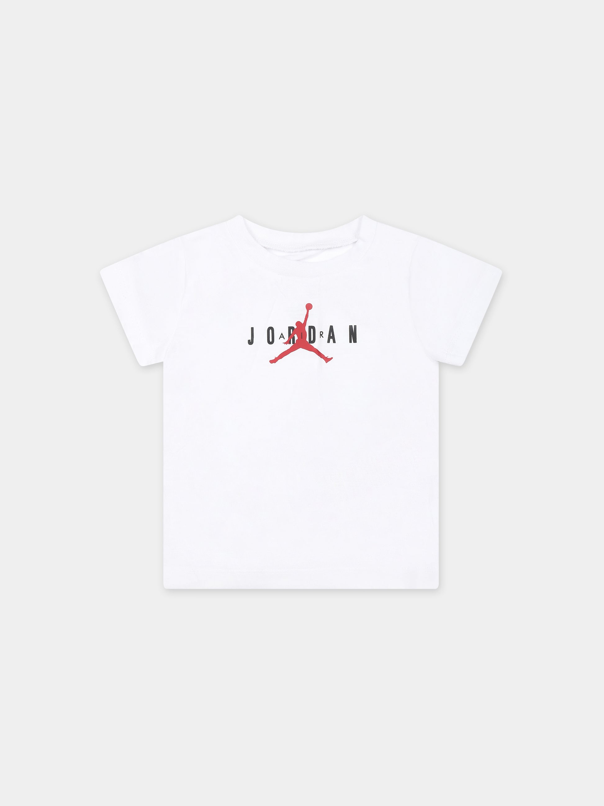 T-shirt bianca per neonato con iconico Jumpman,Jordan,65B922 001