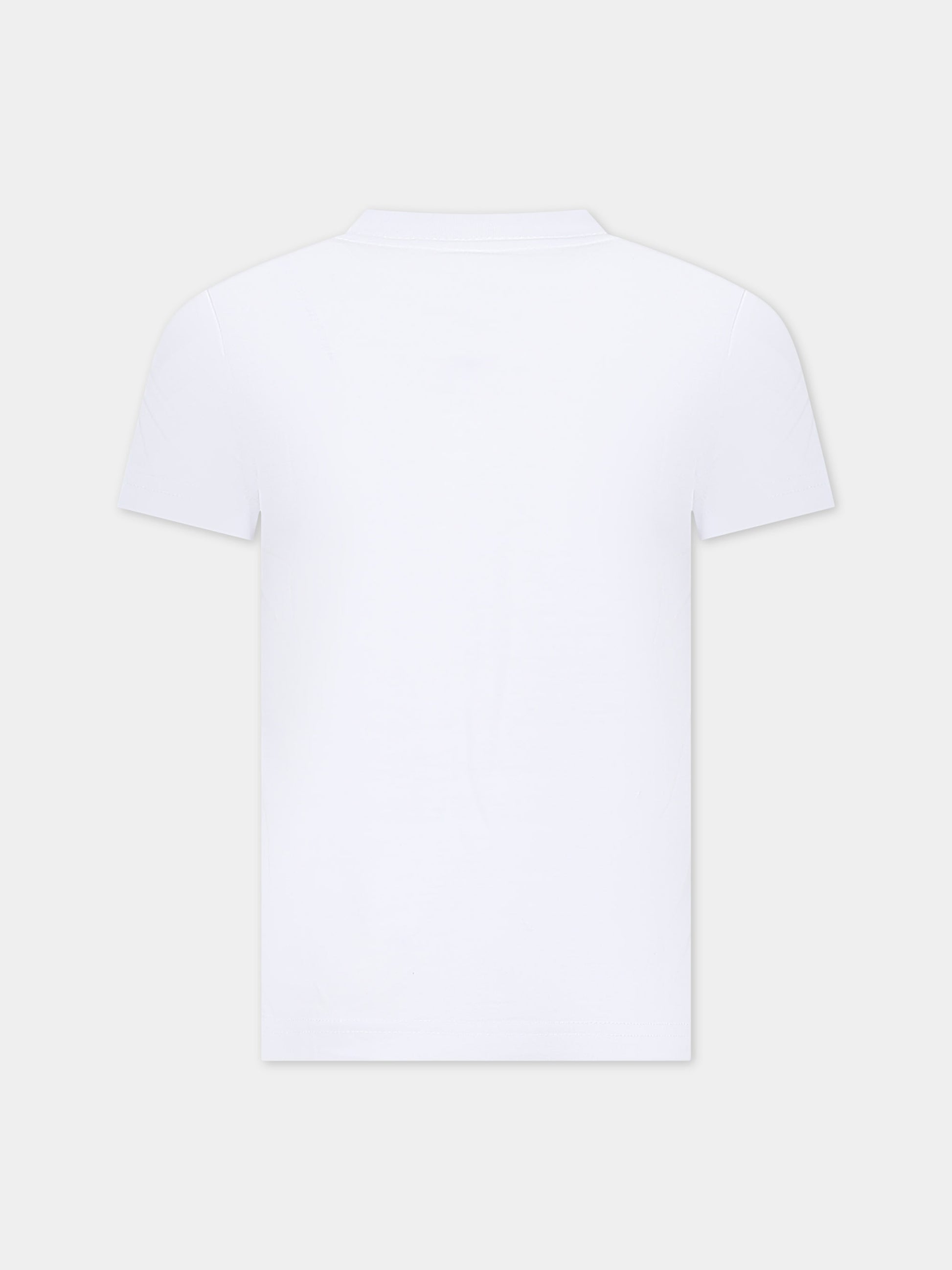 T-shirt bianca per bambino con iconico Jumpman,Jordan,85B922 001