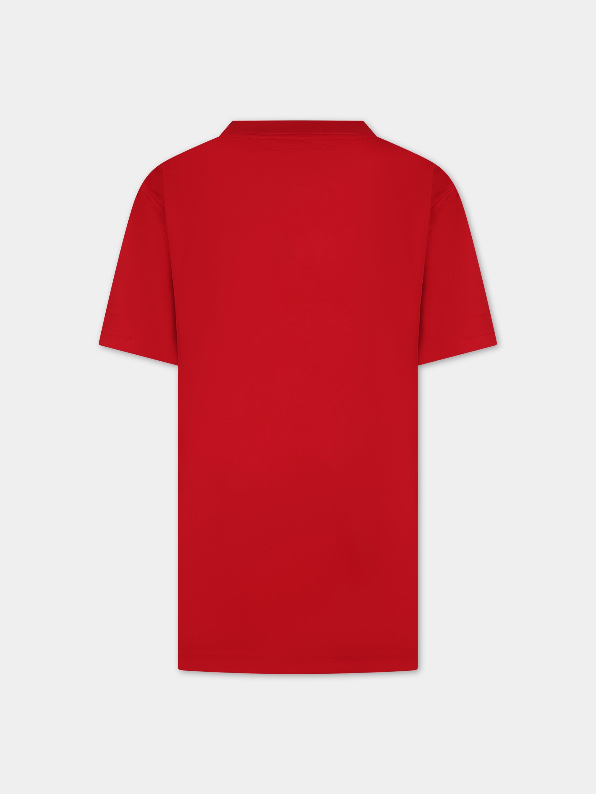 T-shirt rossa per bambino con iconico Jumpman,Jordan,954293 R78