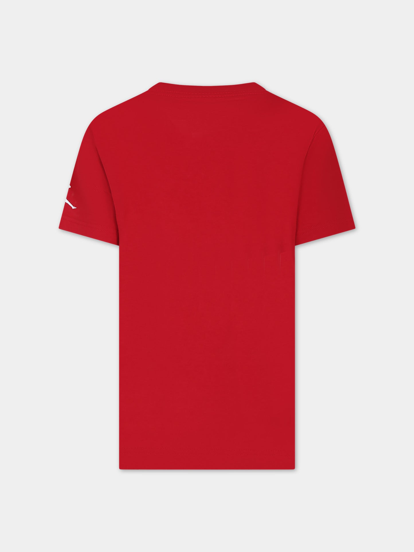 T-shirt bordeaux per bambino con logo,Jordan,95A088 R78