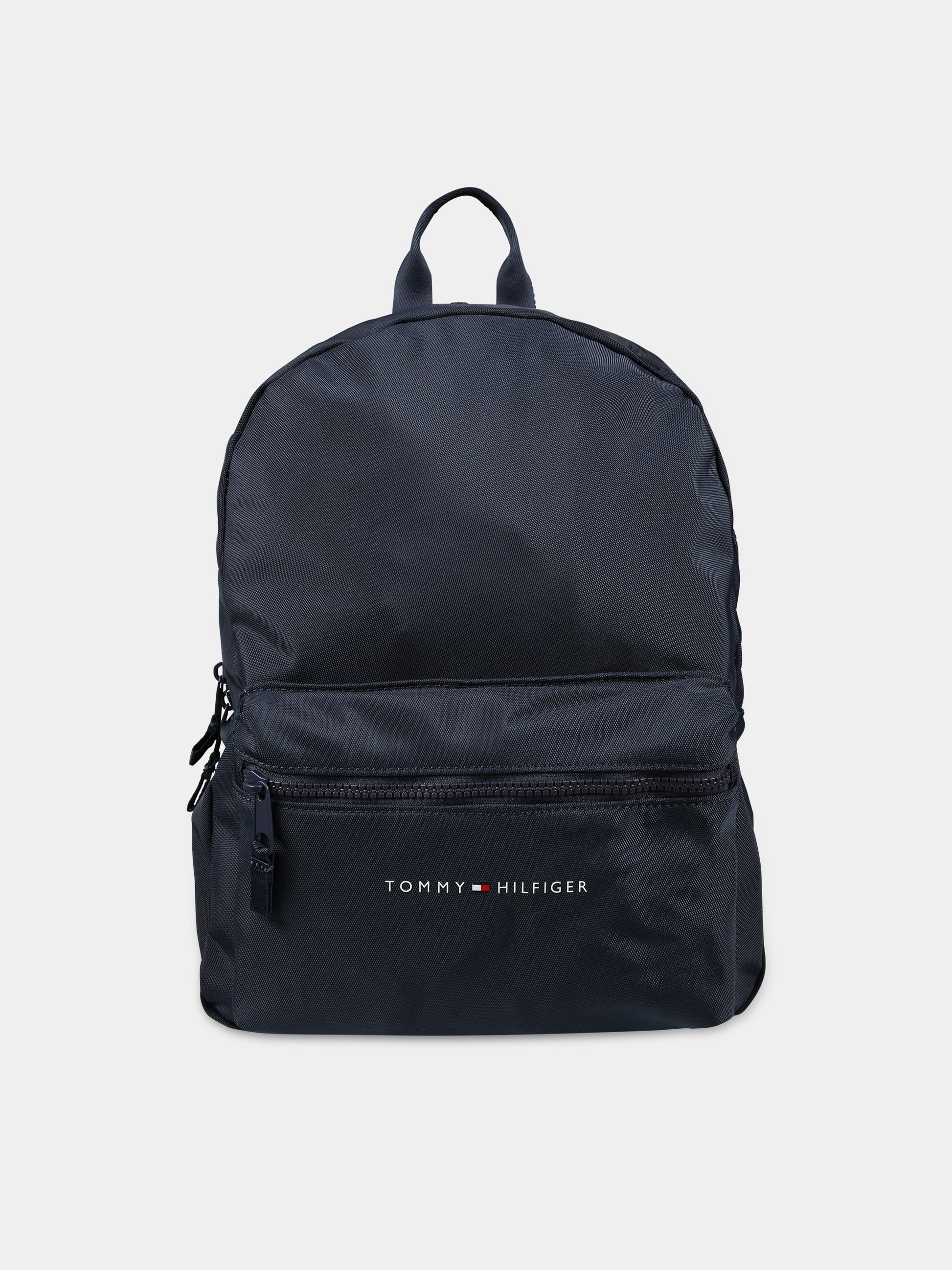 Zaino blu per bambini con logo,Tommy Hilfiger Junior,23FMTAAU0AU01864 DW6