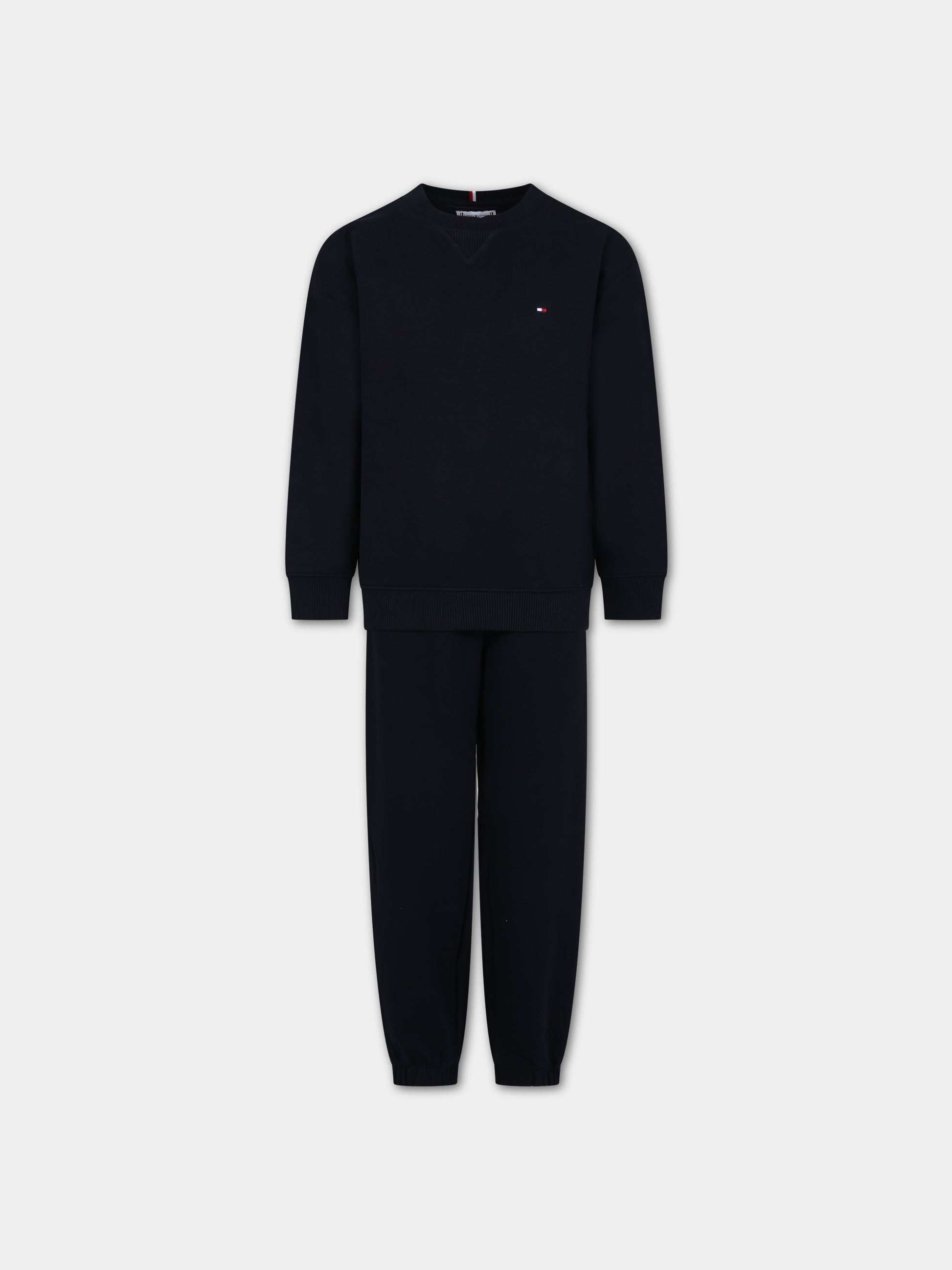 Completo blu per bambino con logo,Tommy Hilfiger Junior,23FMTHKS0KS00533J DW5