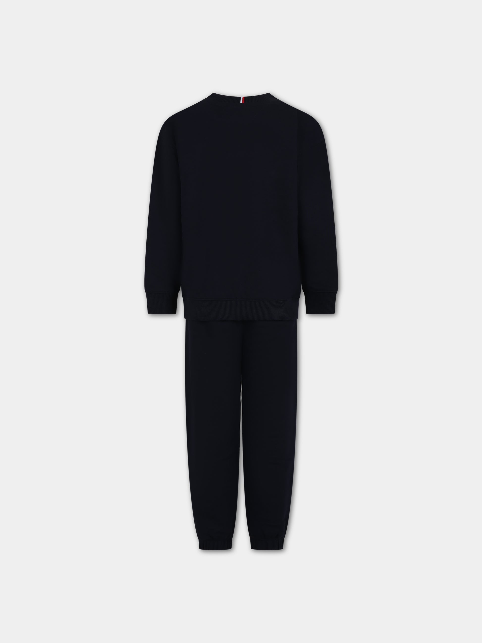 Completo blu per bambino con logo,Tommy Hilfiger Junior,23FMTHKS0KS00533J DW5