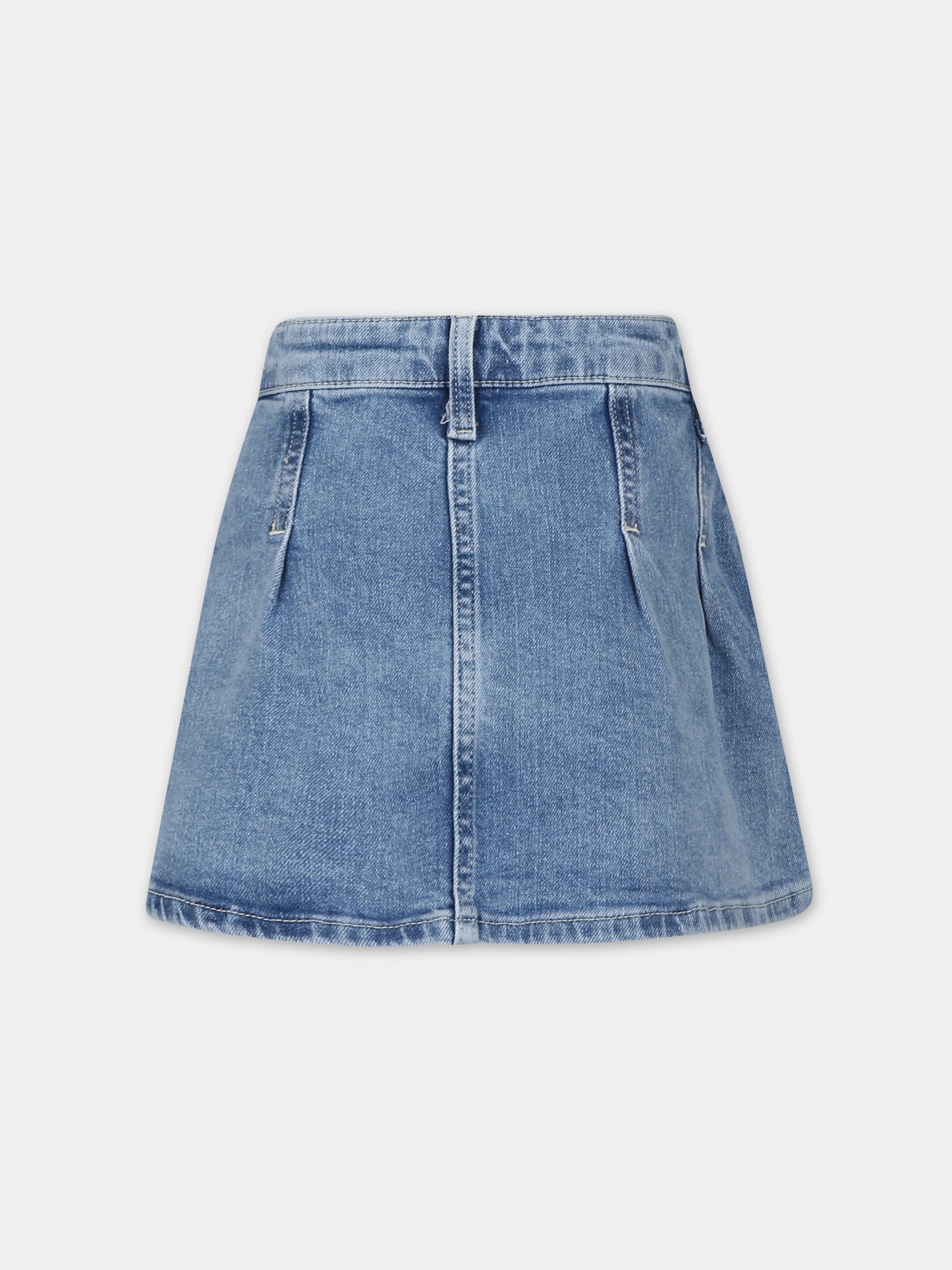 Gonna blu per bambina con bandierina,Tommy Hilfiger Junior,23FMTHKG0KG07762J 1A4