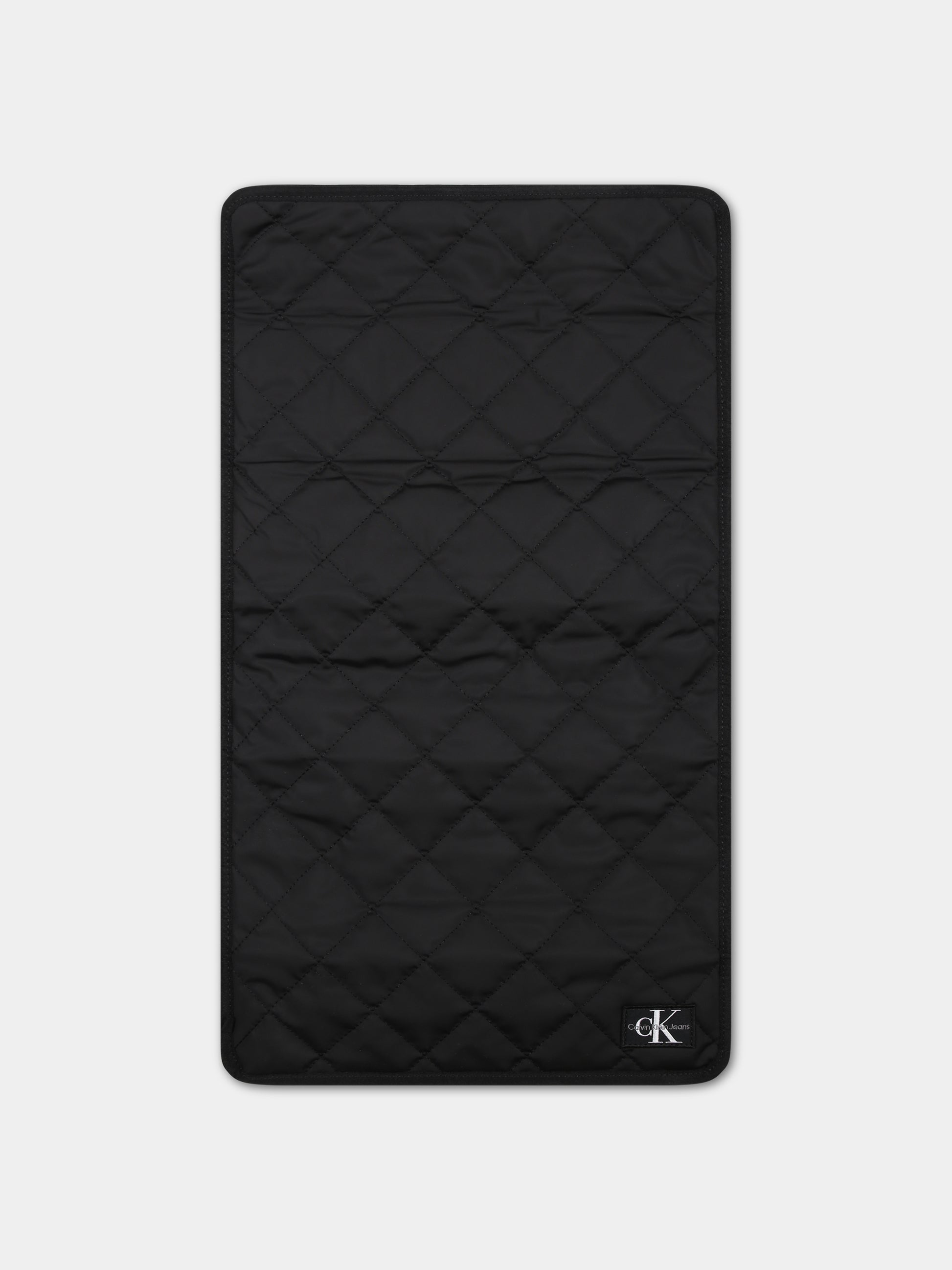 Borsa mamma nera per neonati con logo,Calvin Klein Kids,23FMCKIU0IU00567 BEH