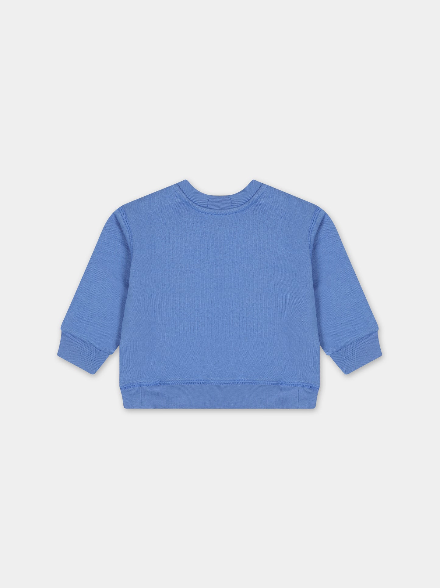 Felpa celeste per neonato con Polo bear,Ralph Lauren Kids,919722004