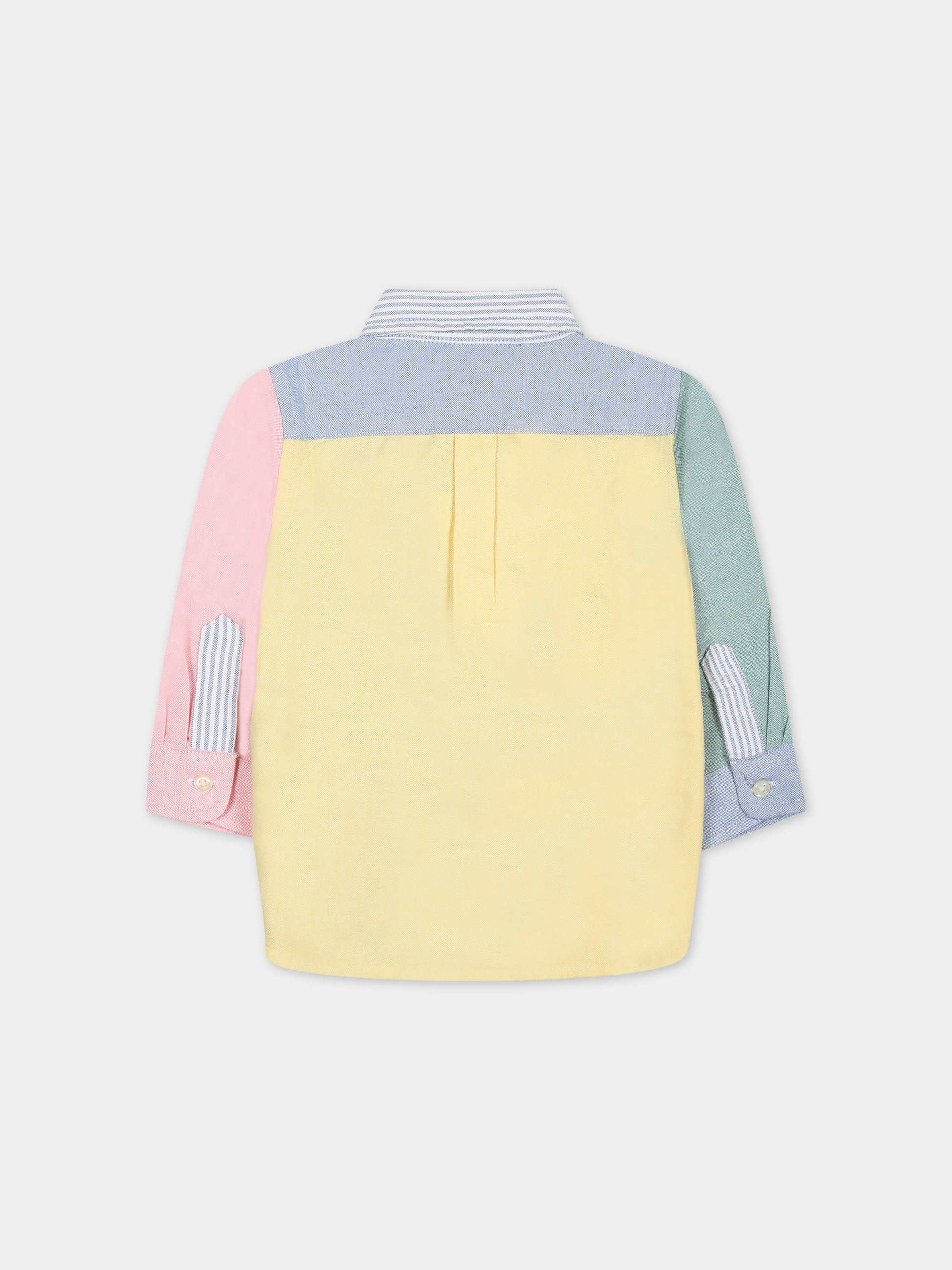 Camicia multicolor per neonato con logo,Ralph Lauren Kids,926248001