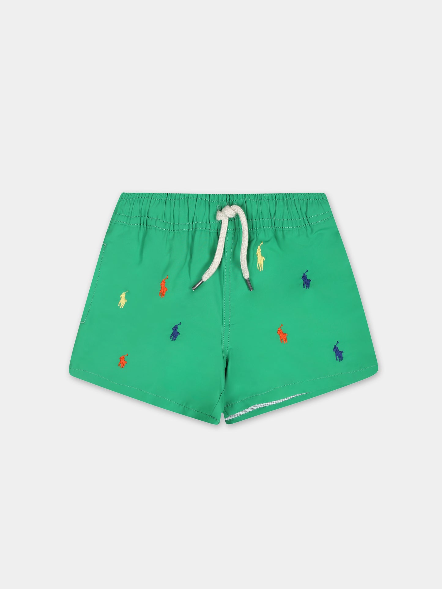 Boxer mare verde per neonato con cavallino,Ralph Lauren Kids,905561003