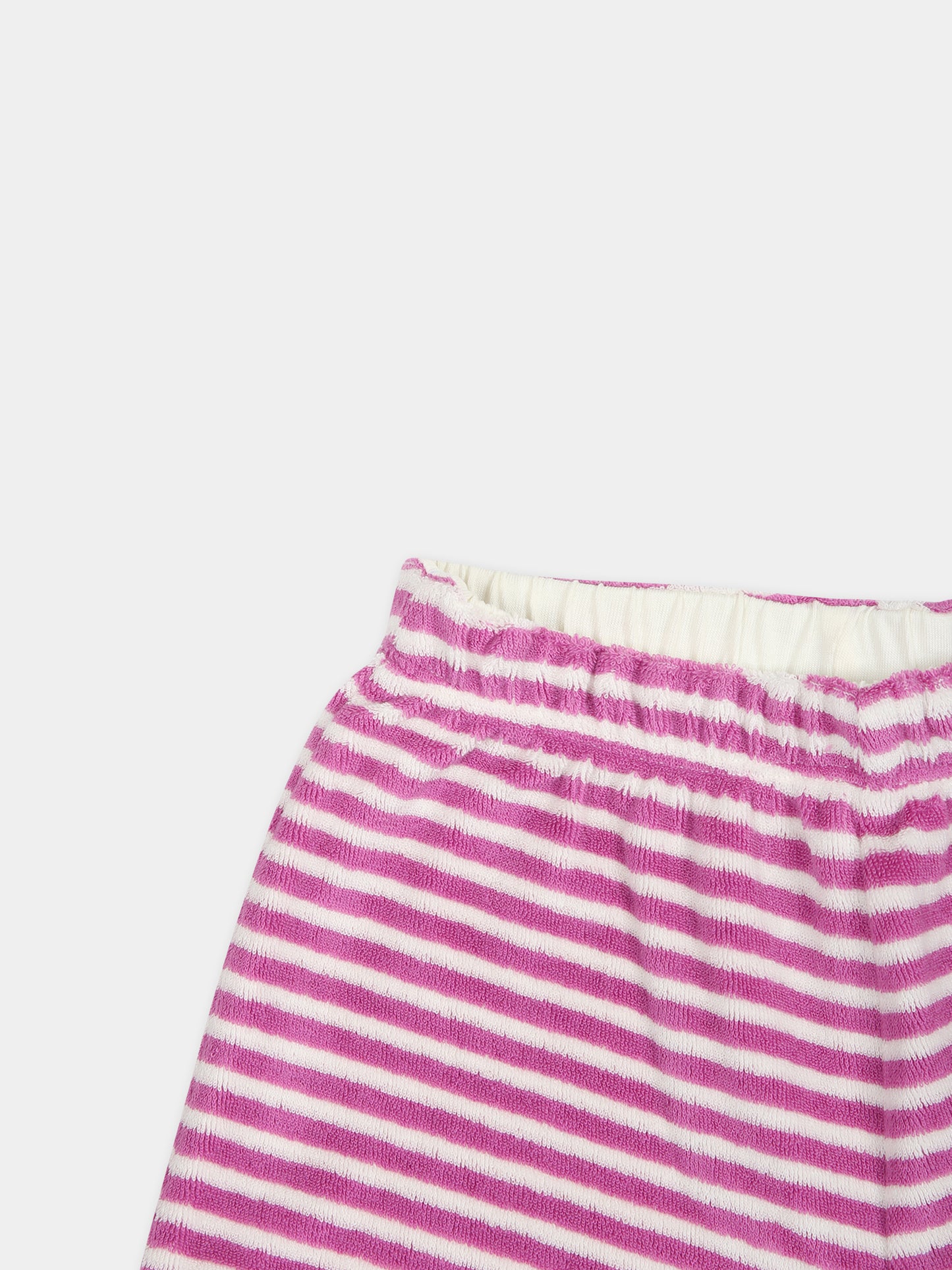 Shorts casual fucsia per neonata con righe,Molo,4S24H101 9044