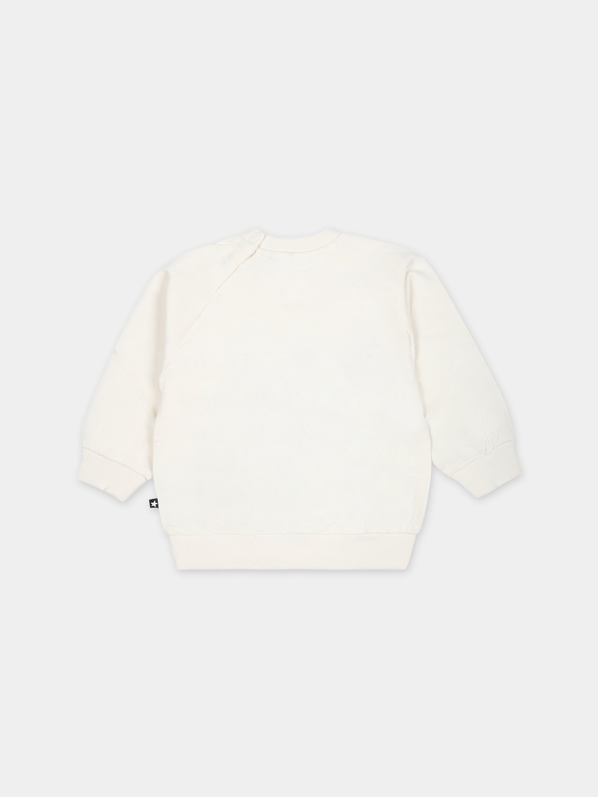 Felpa bianca per neonati con cuore,Molo,6S24J205 3474