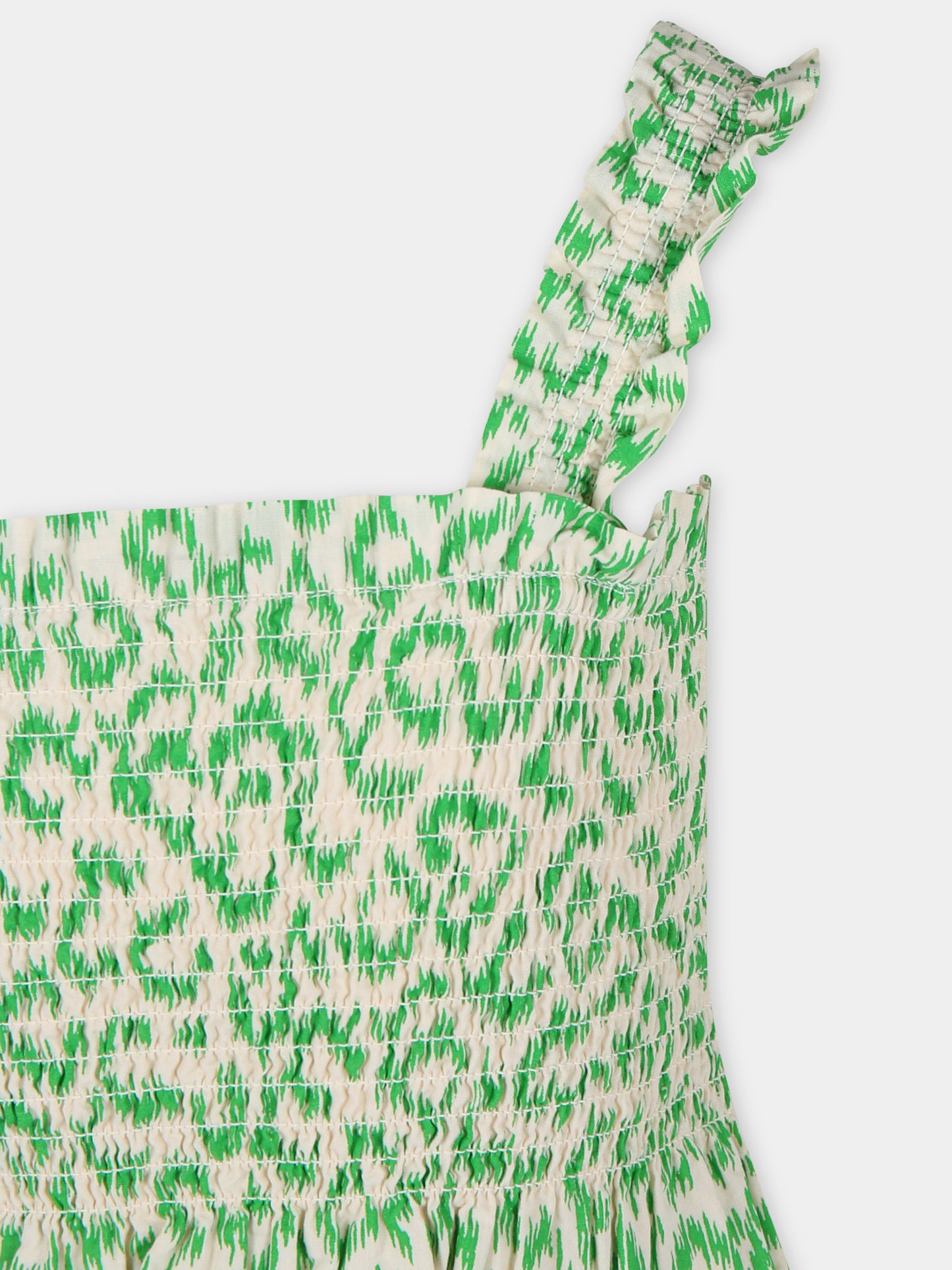 Top verde per bambina con stampa,Molo,2S24C401 9018
