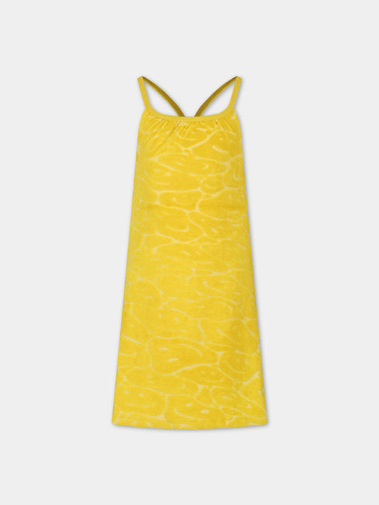 Vestito giallo per bambina con smile,Molo,2S24E112 9032