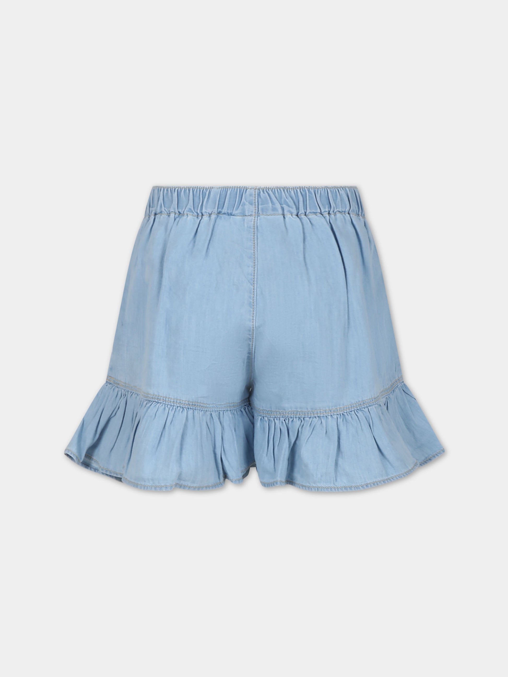 Shorts blu per bambina,Molo,2S24H109 2970