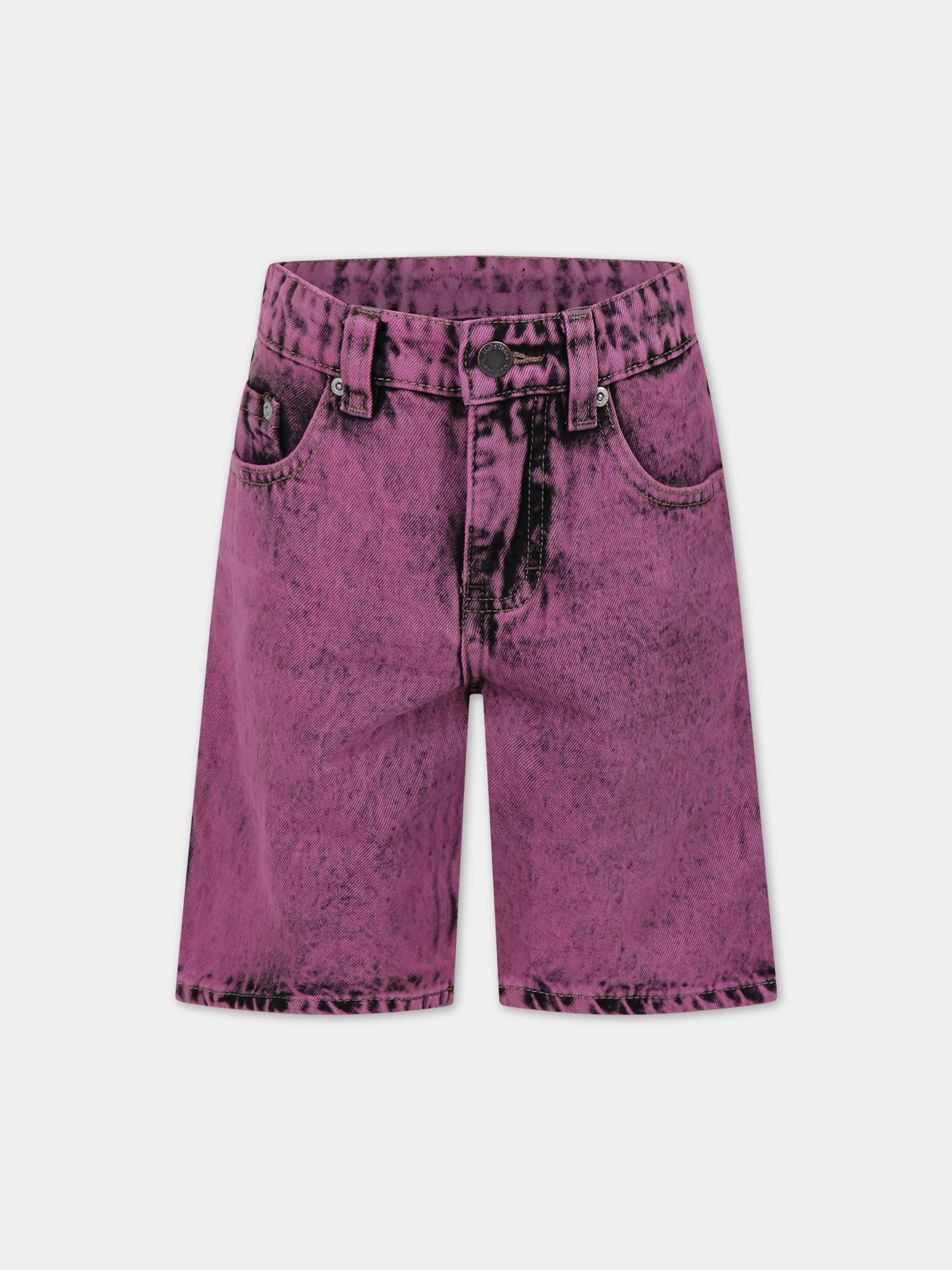 Shorts casual Art fucsia per bambina,Molo,6S24H103 9037
