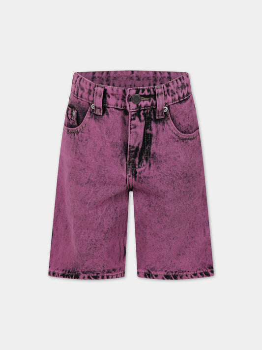 Shorts casual Art fucsia per bambina,Molo,6S24H103 9037