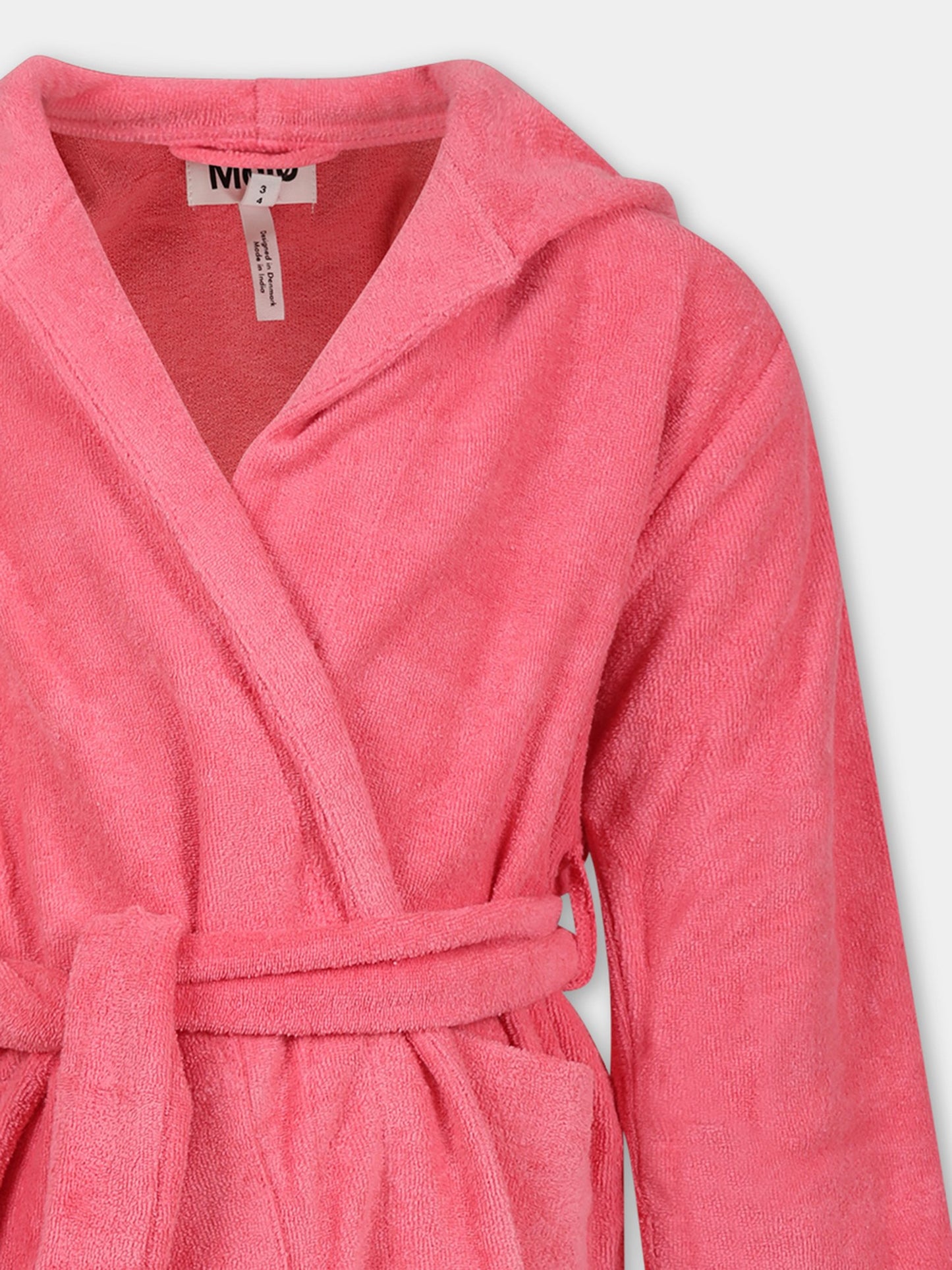 Vestaglia rosa per bambina,Molo,7S24W401 8896