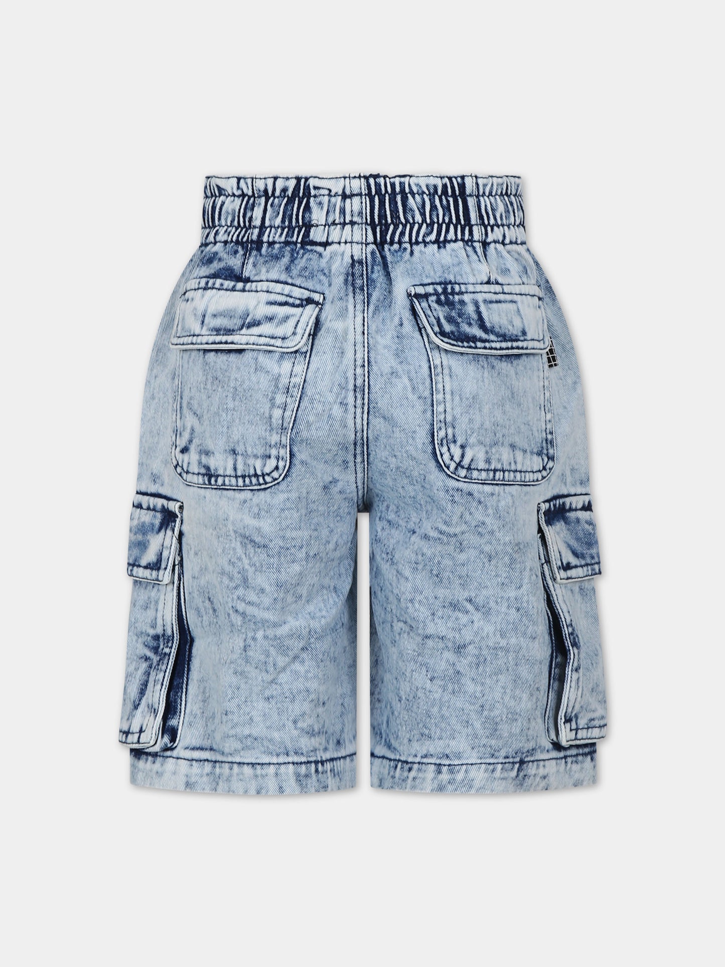 Shorts blu per bambino,Molo,1S24H107 1121