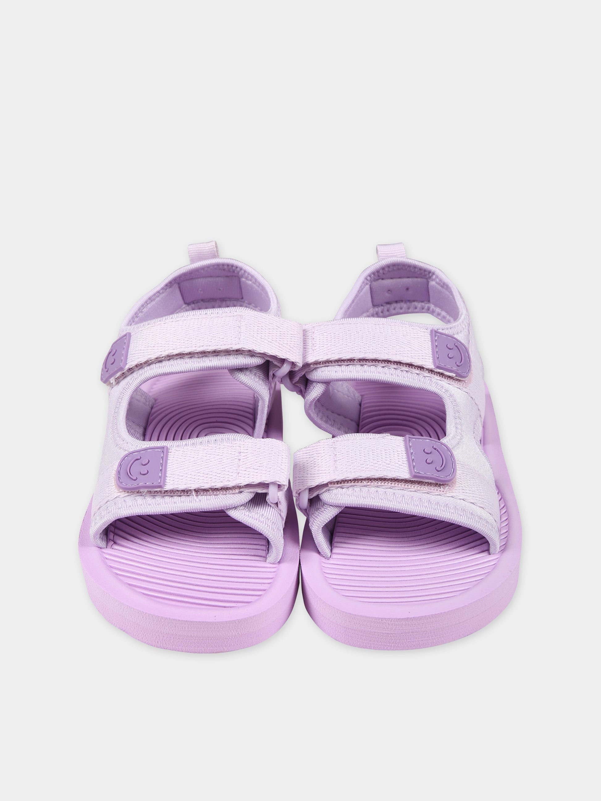 Sandali viola per bambina con logo,Molo,7S24U303 8848