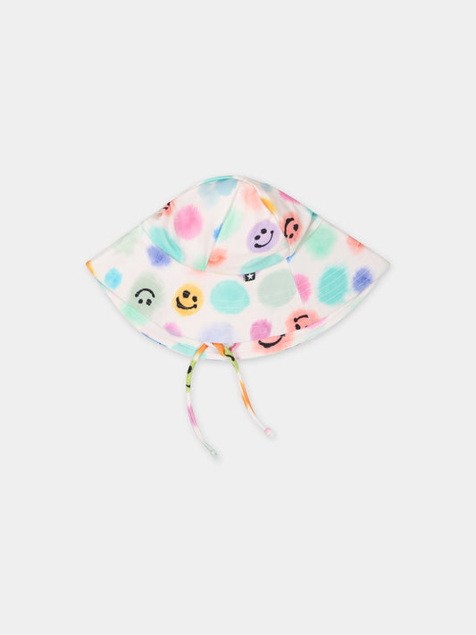 Cloche bianca per neonati con smile,Molo,7S24Y301 6990