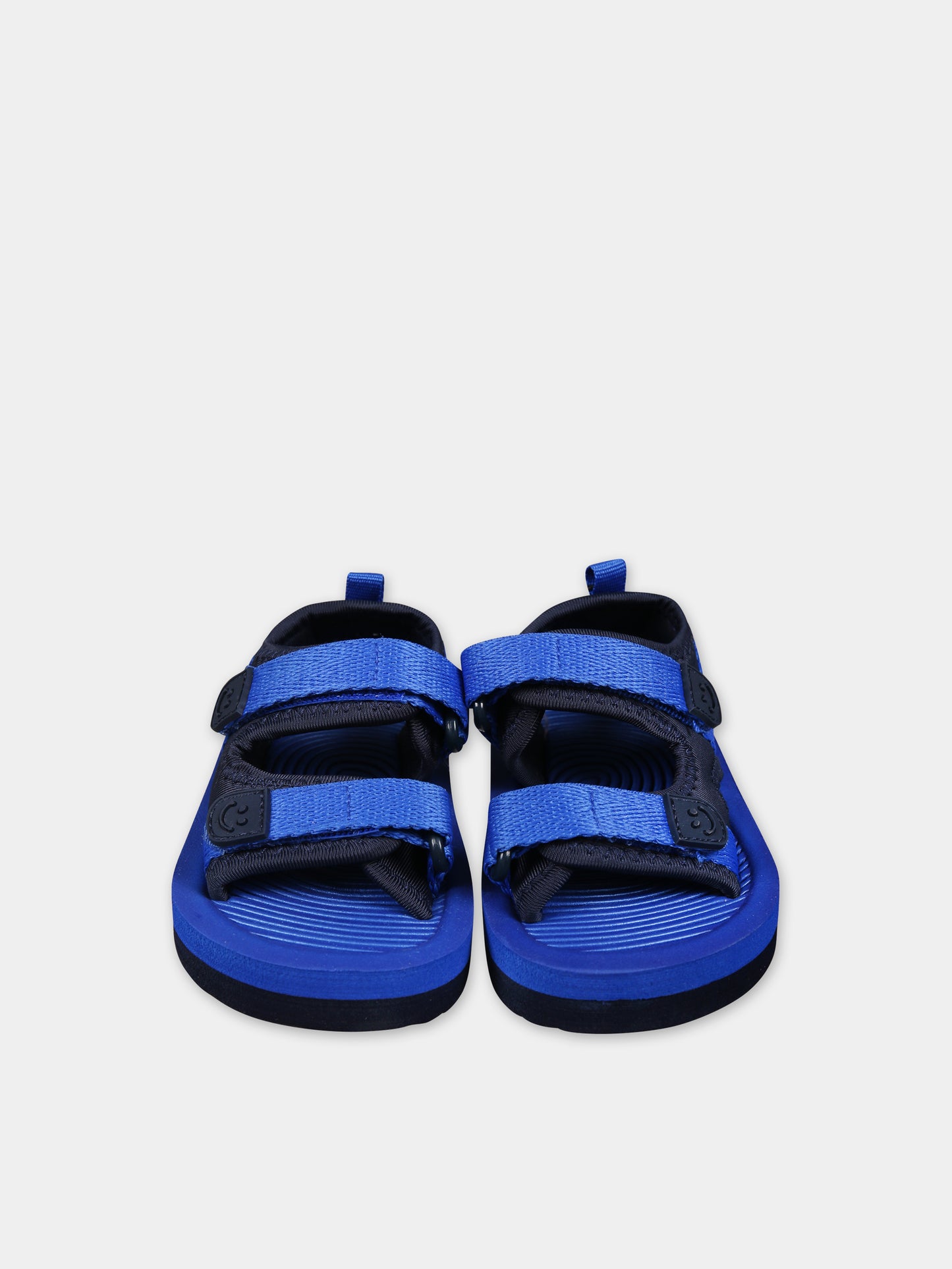 Sandali blu per neonato con logo,Molo,7S24U303 8024