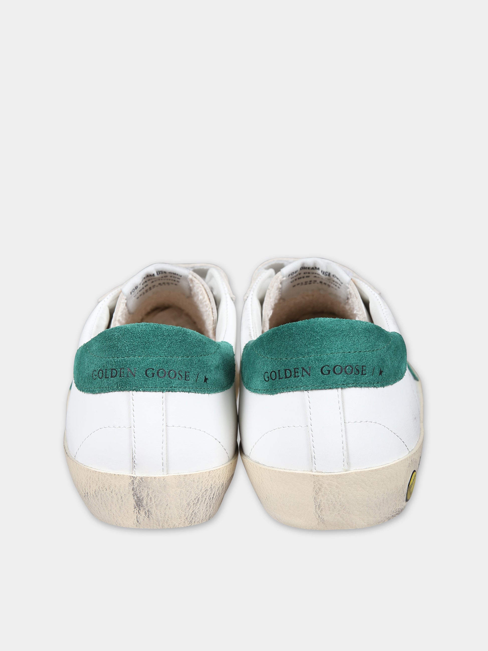 Sneakers bianche Old School per bambini con stella,Golden Goose,GTF00111 F005315 10502