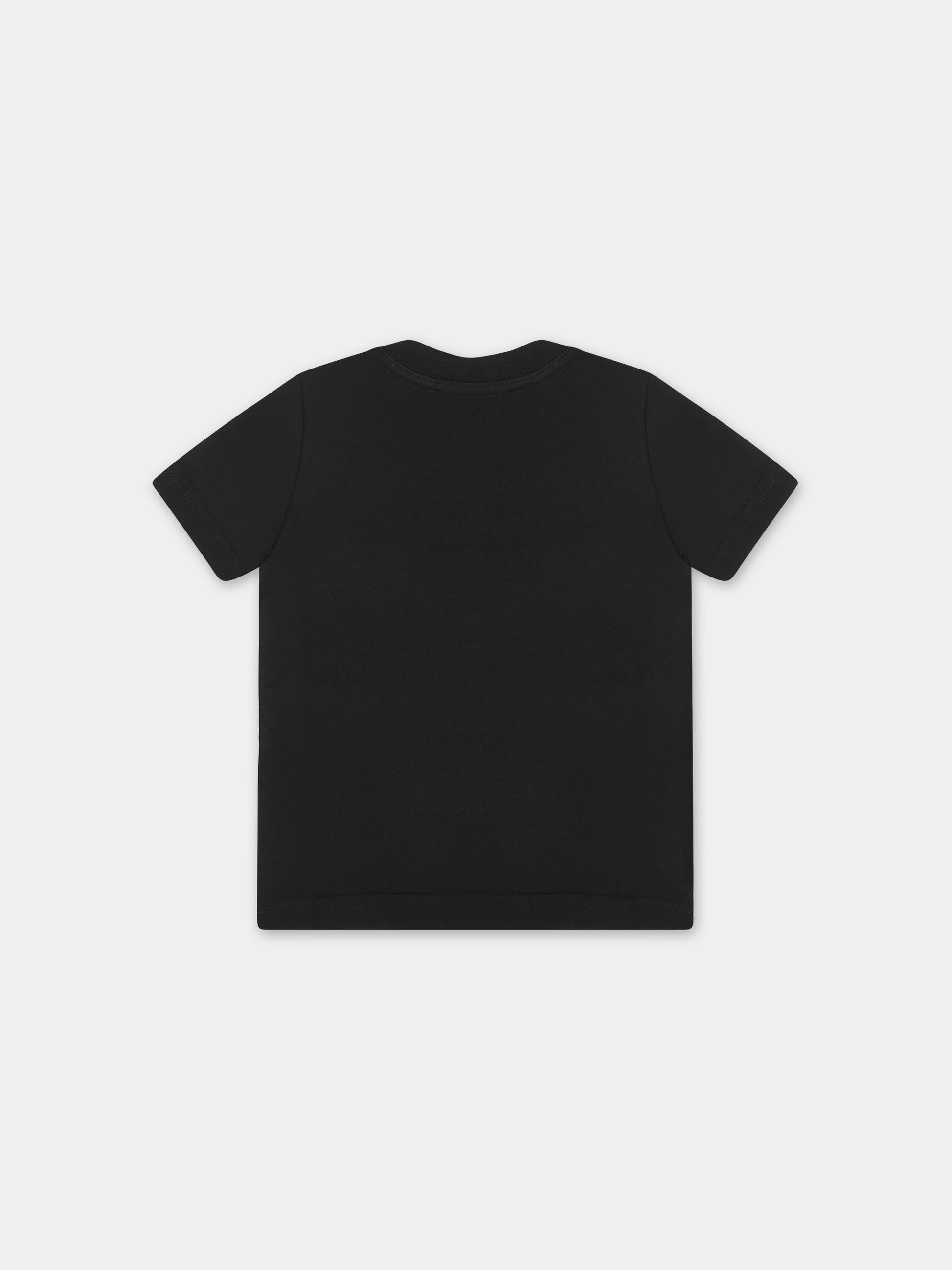 T-shirt nera per neonato con logo,Dsquared2,DQ2139 D00MV D2T1024B DQ900