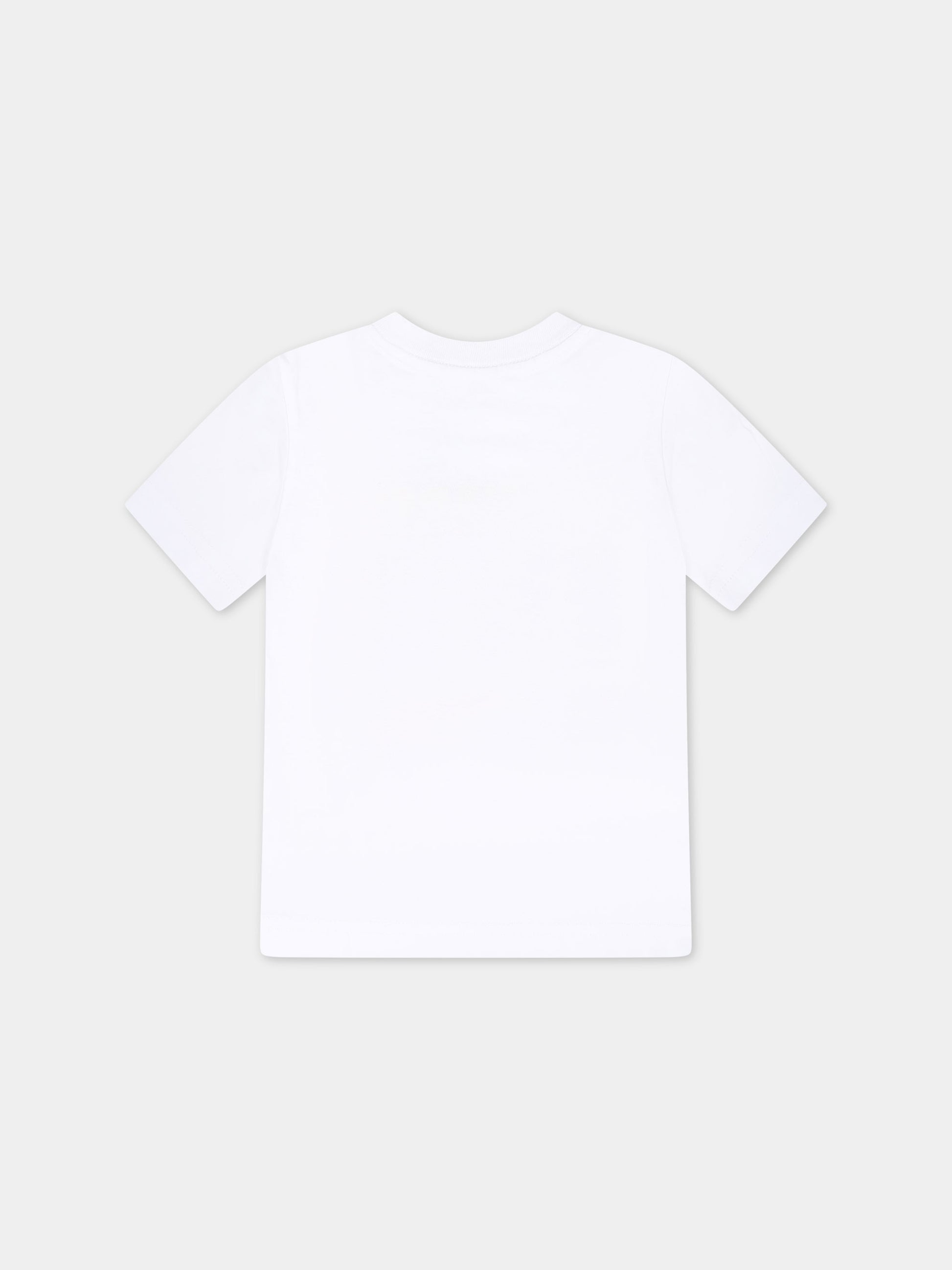 T-shirt bianca per neonato con logo,Dsquared2,DQ2140 D004G D2T1025B DQ100