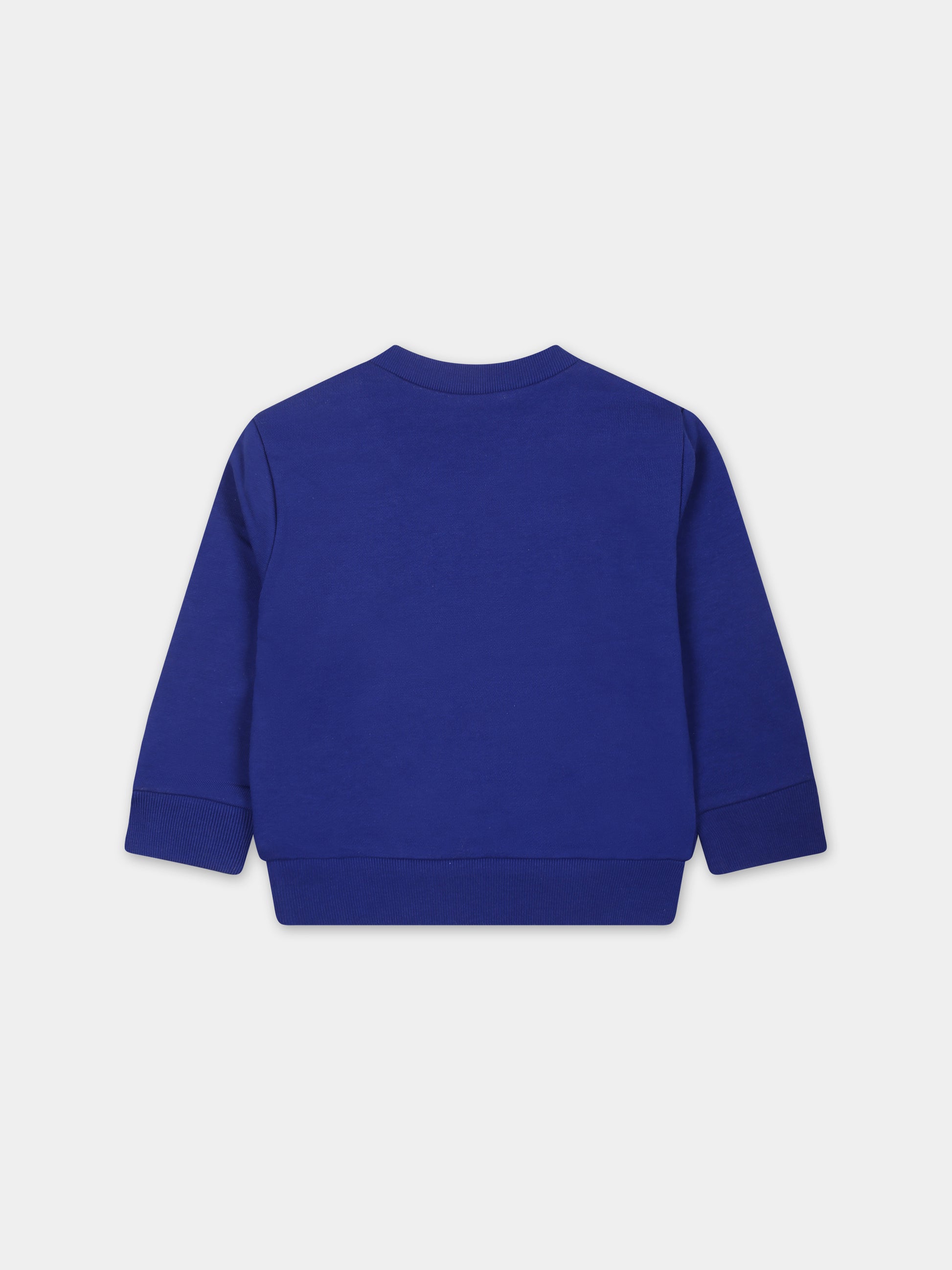 Felpa azzurra per neonato con logo,Dsquared2,DQ2144 D0A2F D2S782B DQ870