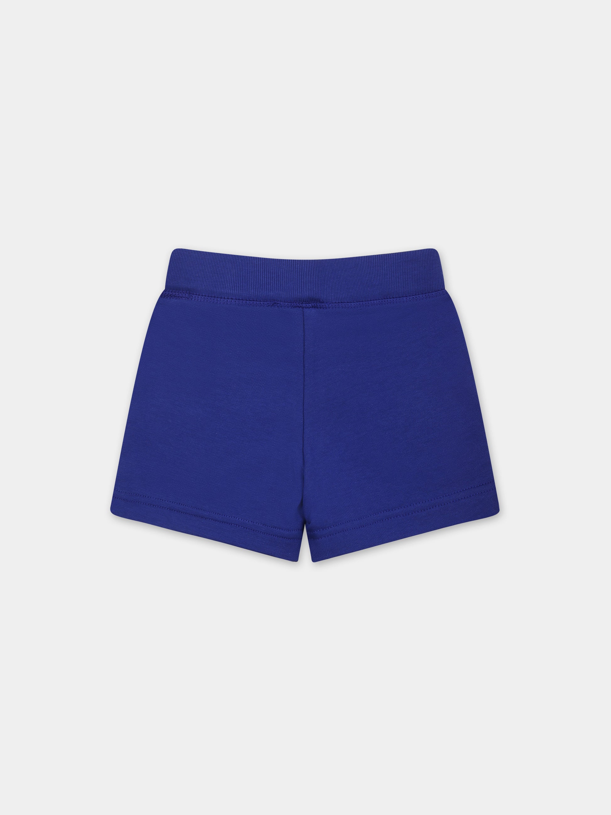 Shorts azzurri per neonato con logo,Dsquared2,DQ2162 D0A2F D2P695B DQ870