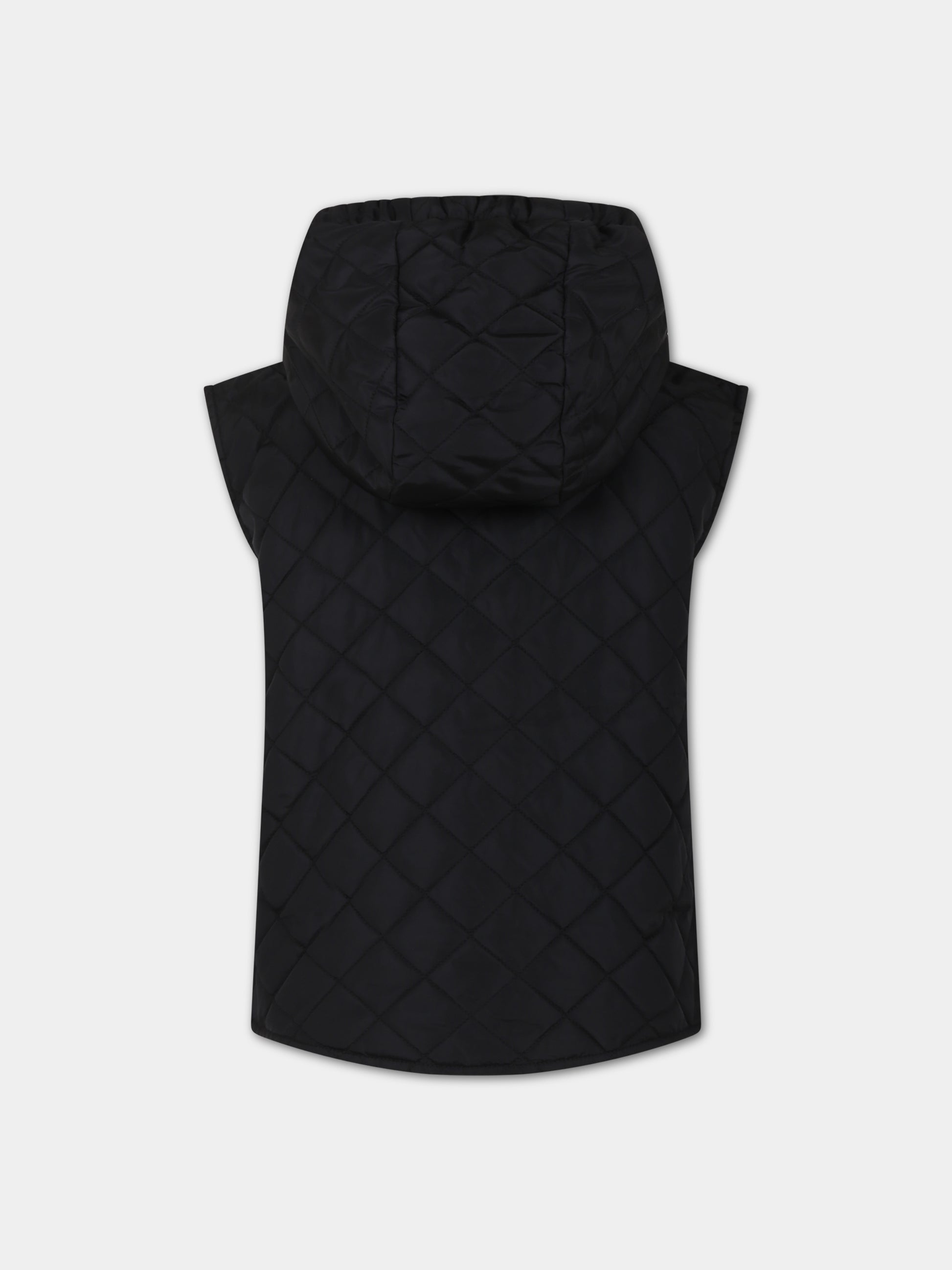 Gilet nero per bambino con logo,Dsquared2,DQ2120 D00BN D2J435U DQ900