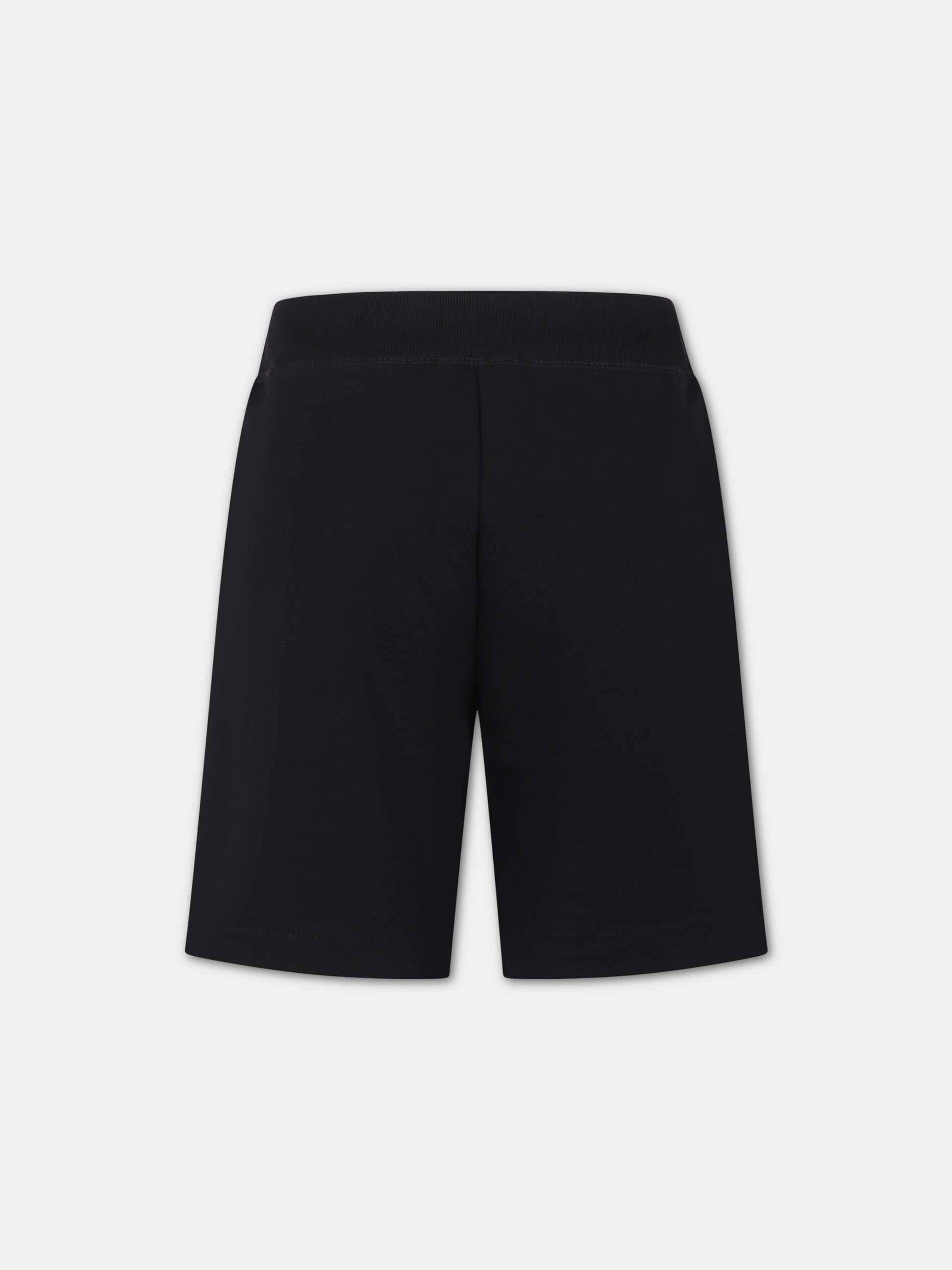 Shorts neri per bambino con logo,Dsquared2,DQ2093 D0A2F D2P678U DQ900