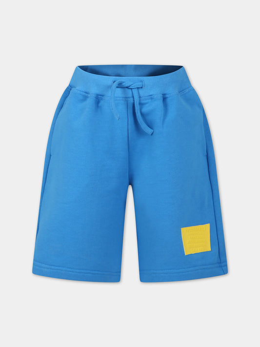 Shorts sportivi azzurri per bambino,Dsquared2,DQ2237 D003G D2P710M DQ825