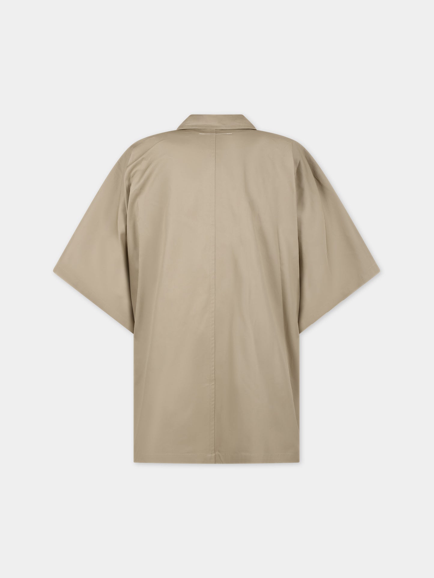 Cappa beige per bambina con logo,Mm6 Maison Margiela,M60501 MM036 MM6J69U M6700