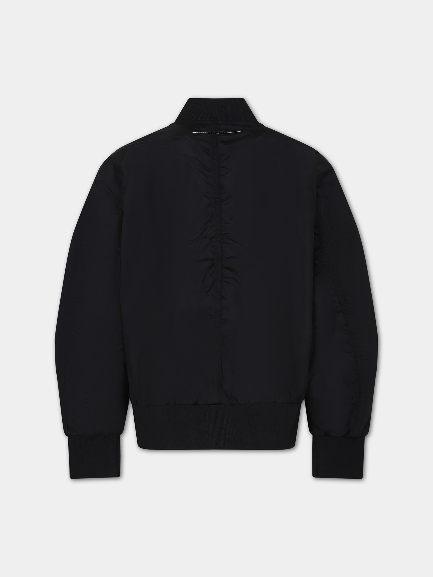 Bomber nero per bambini,Mm6 Maison Margiela,M60533 MM001 MM6J76U M6900