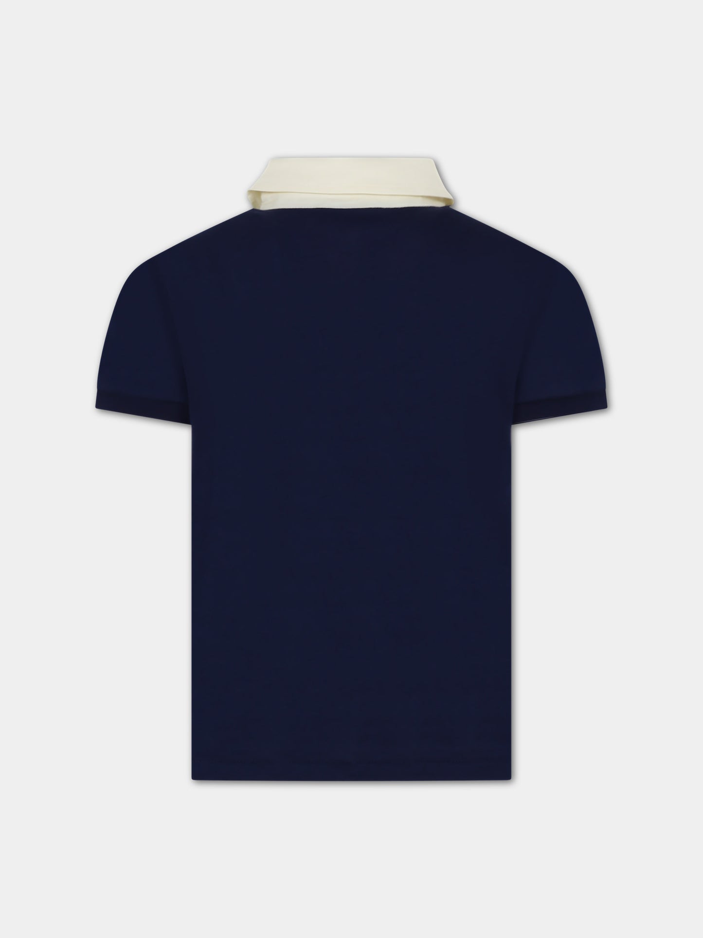 Polo multicolor per bambino con logo,Gucci Kids,758825 XJF4Q 4681