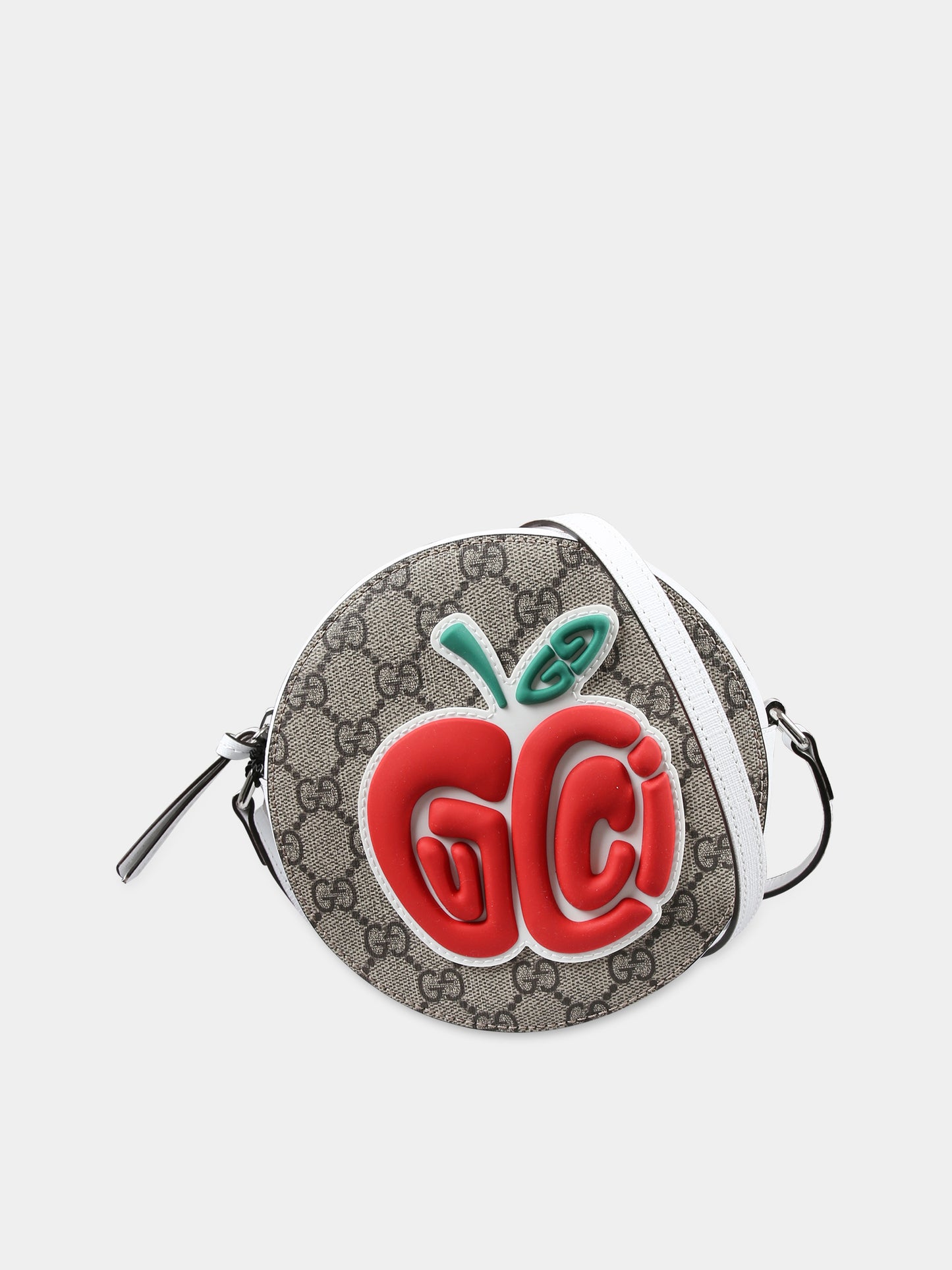 Borsa marrone per bambina con mela Gucci,Gucci Kids,774818 FAC0H 8649