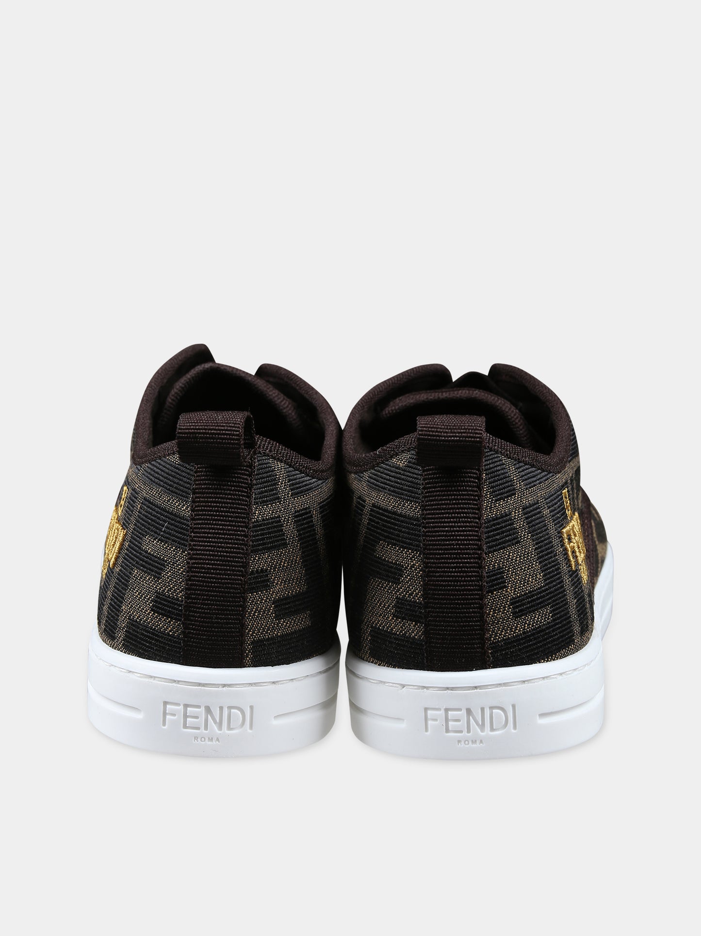 Sneakers per bambini con logo FF all-over,Fendi Kids,JMR462 AJZE F1NJK