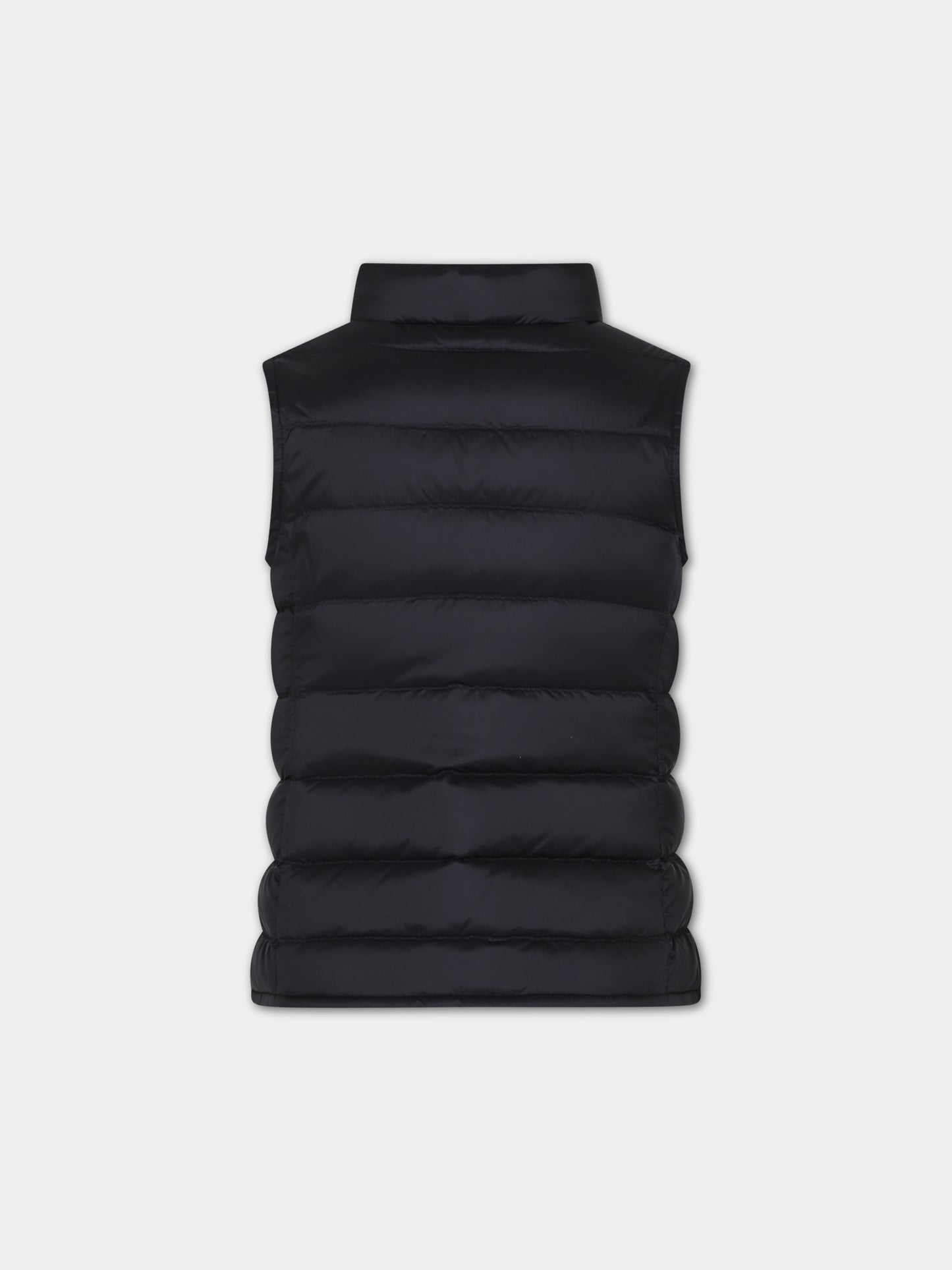 Gilet Liane nero per bambina con logo,Moncler Kids,954 1A00085 595FE 999