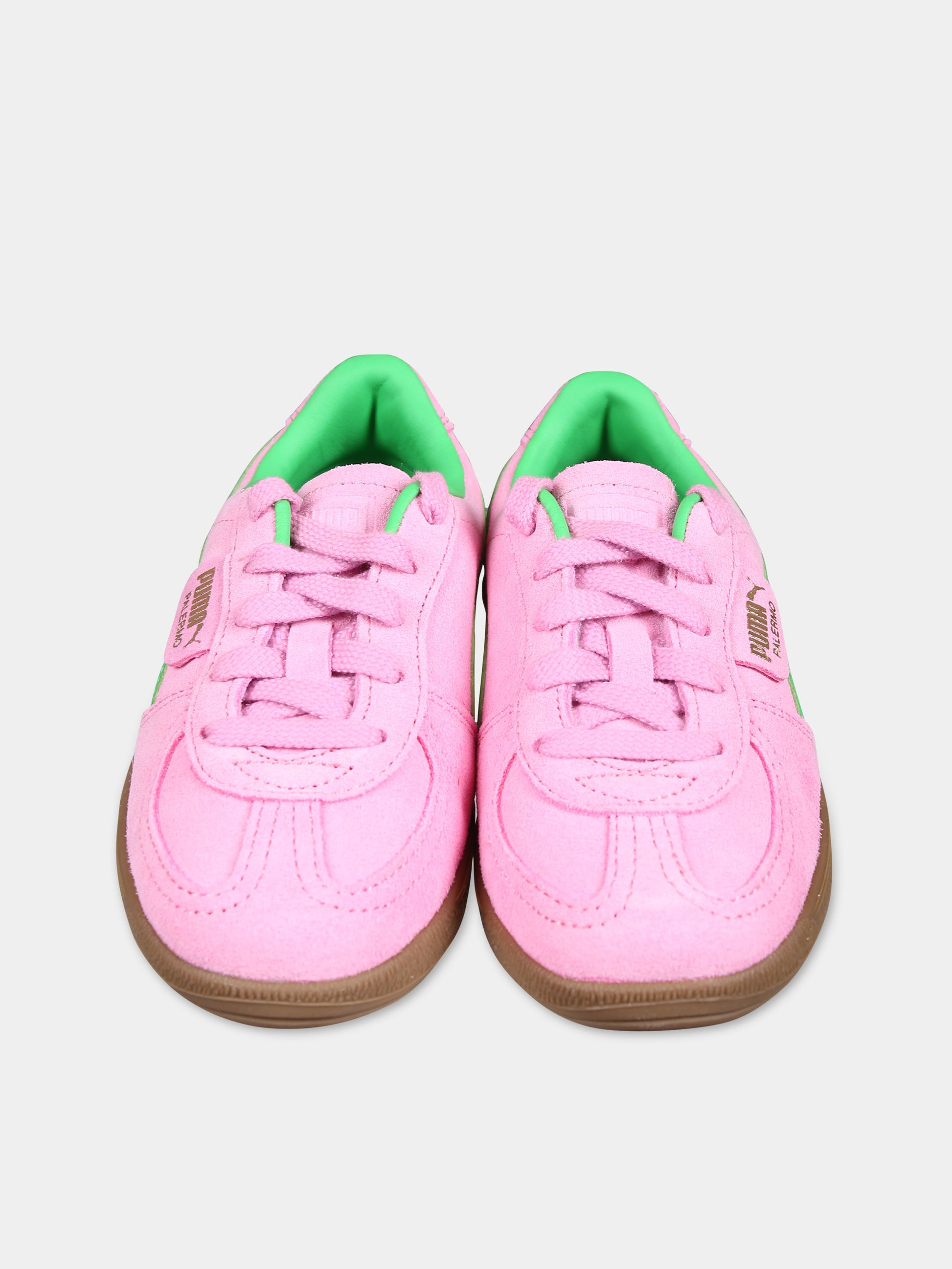 Sneakers Palermo fucsia per bambina con logo,Puma,24SMPU397761 01