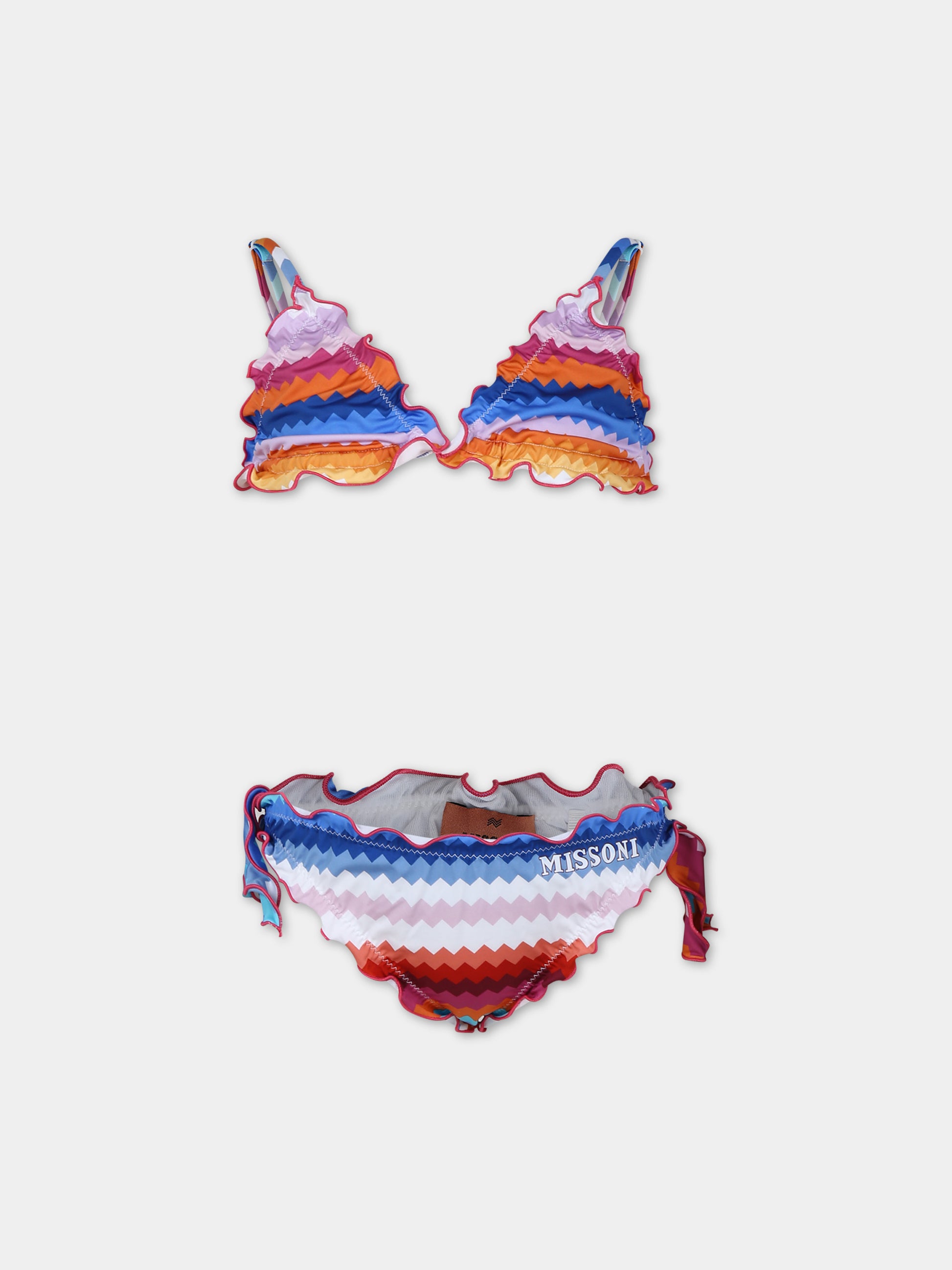 Bikini multicolor per bambina,Missoni,MUCA29 Z1968 999