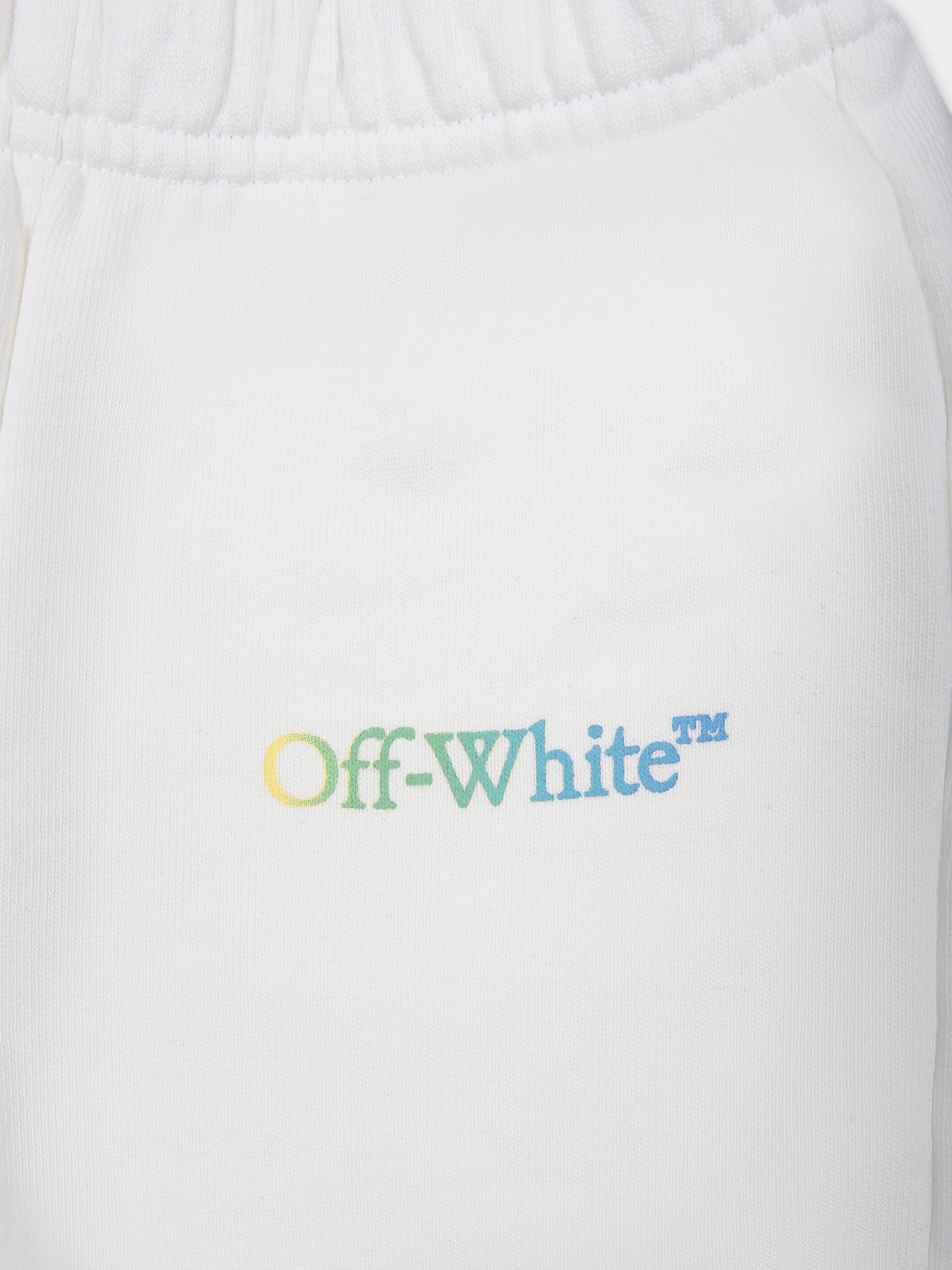 Completo bianco per neonato con logo,Off White,OB2X012S24FLE0010184