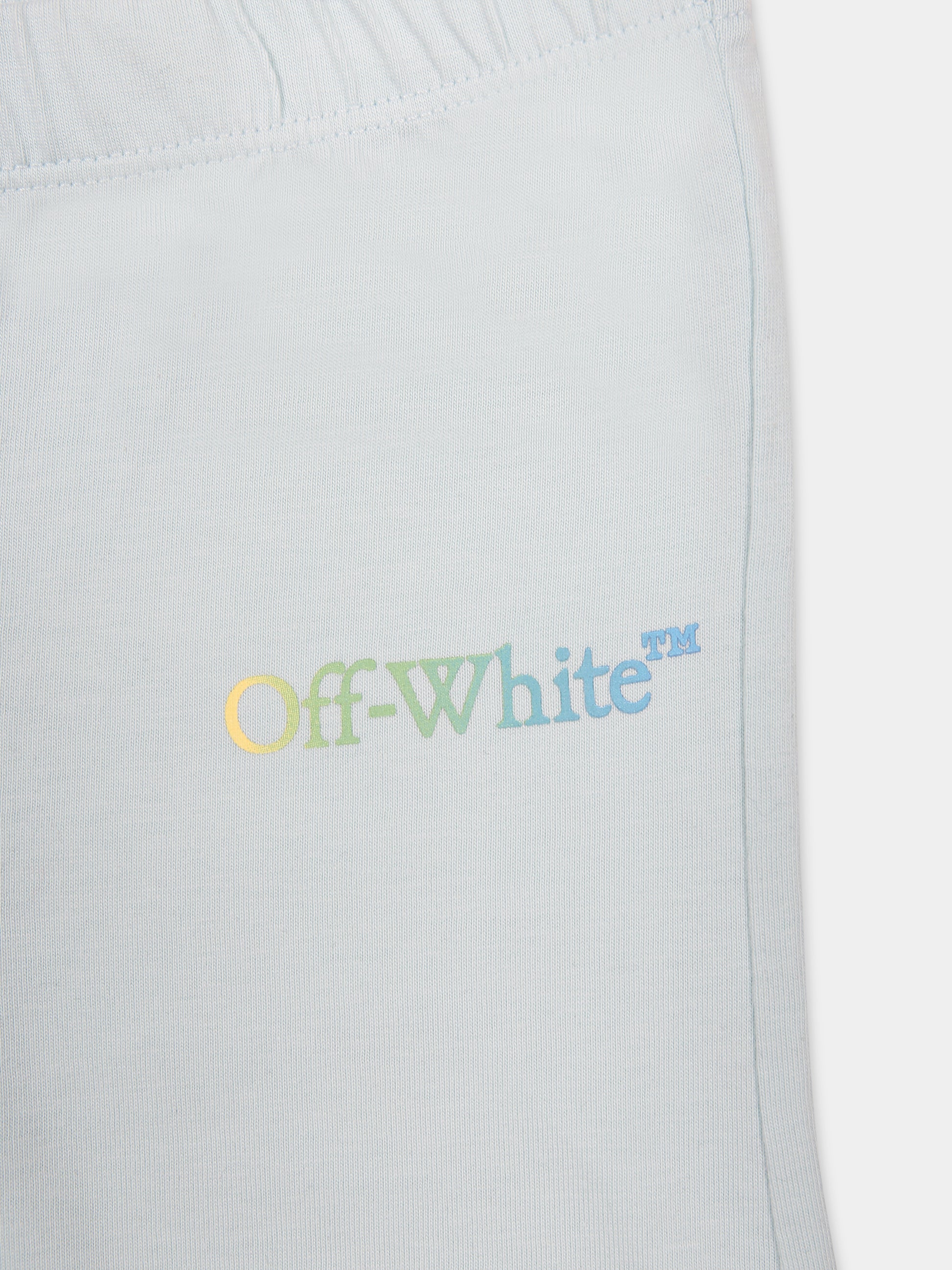 Completo celeste per neonato con logo,Off White,OB2X013S24JER0014084