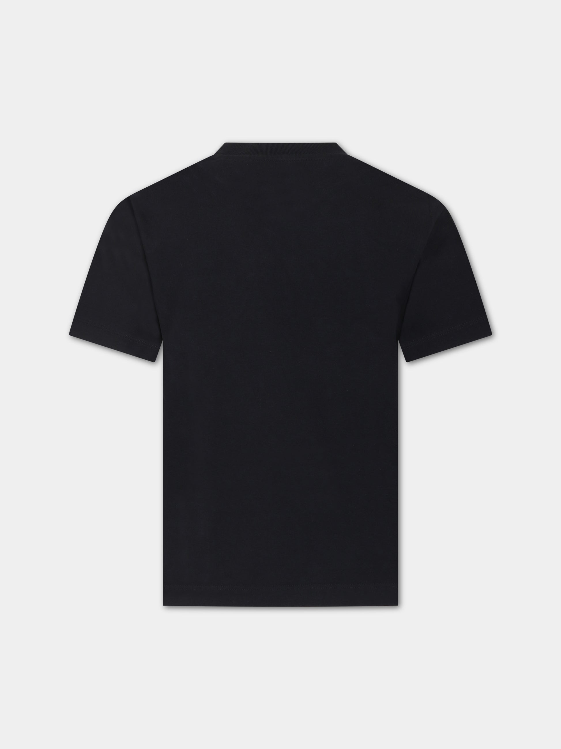 T-shirt nera per bambino con logo,Off White,OBAA002S24JER0041055