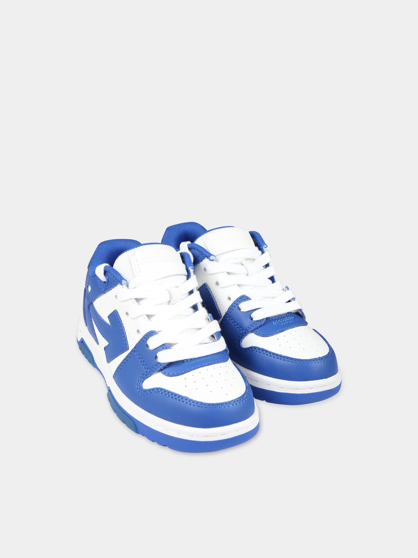 Sneakers azzurre per bambino con iconiche frecce,Off White,OBIA011S24LEA0020145