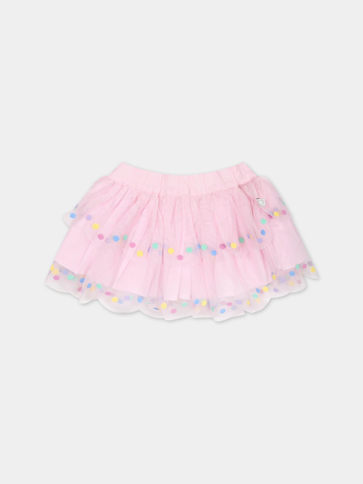 Gonna rosa per neonata in tulle,Stella Mccartney Kids,TU7011 Z1119 579