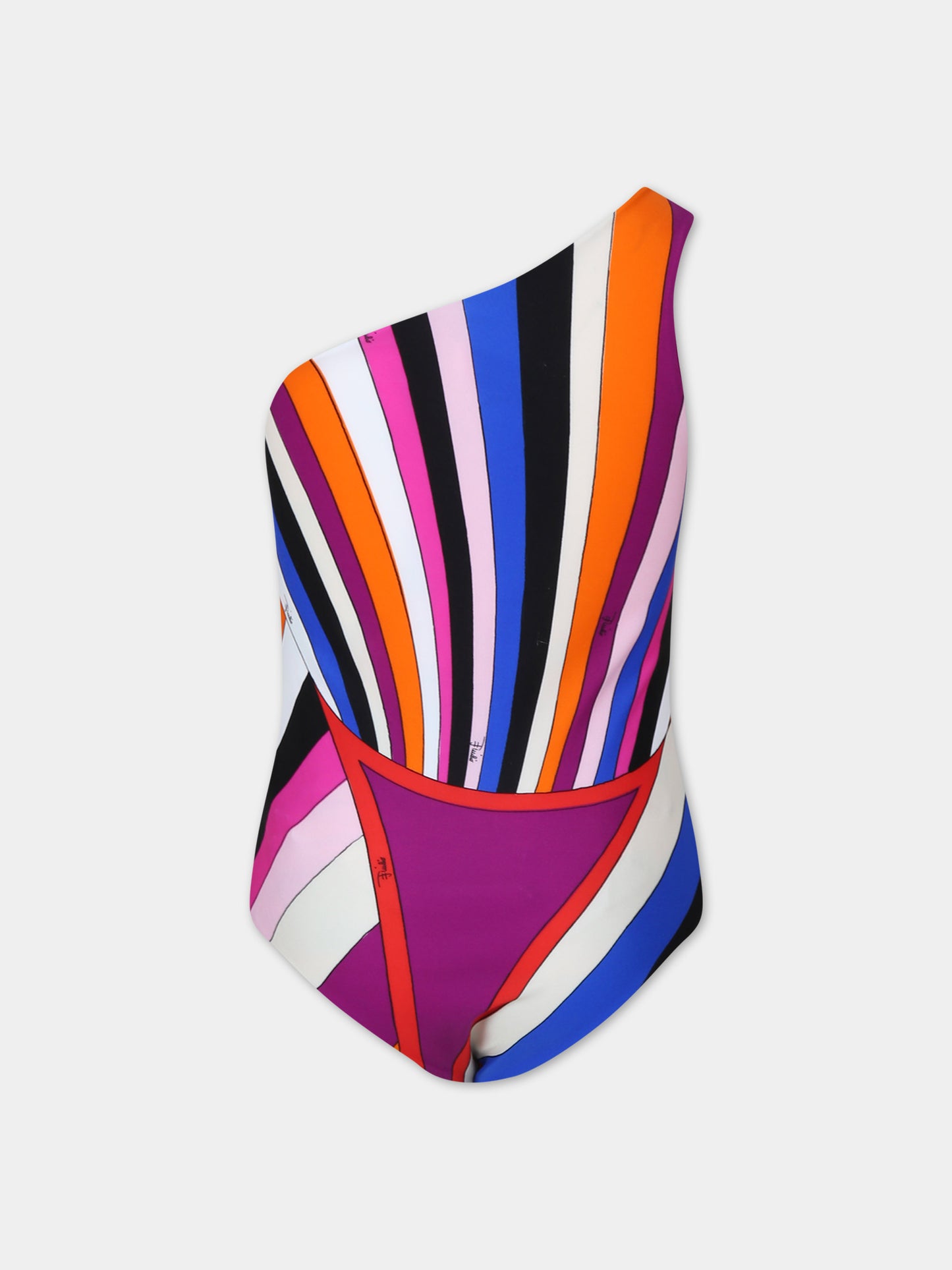 Costume intero multicolor per bambina,Emilio Pucci Junior,PUCA19 J0309 543MC