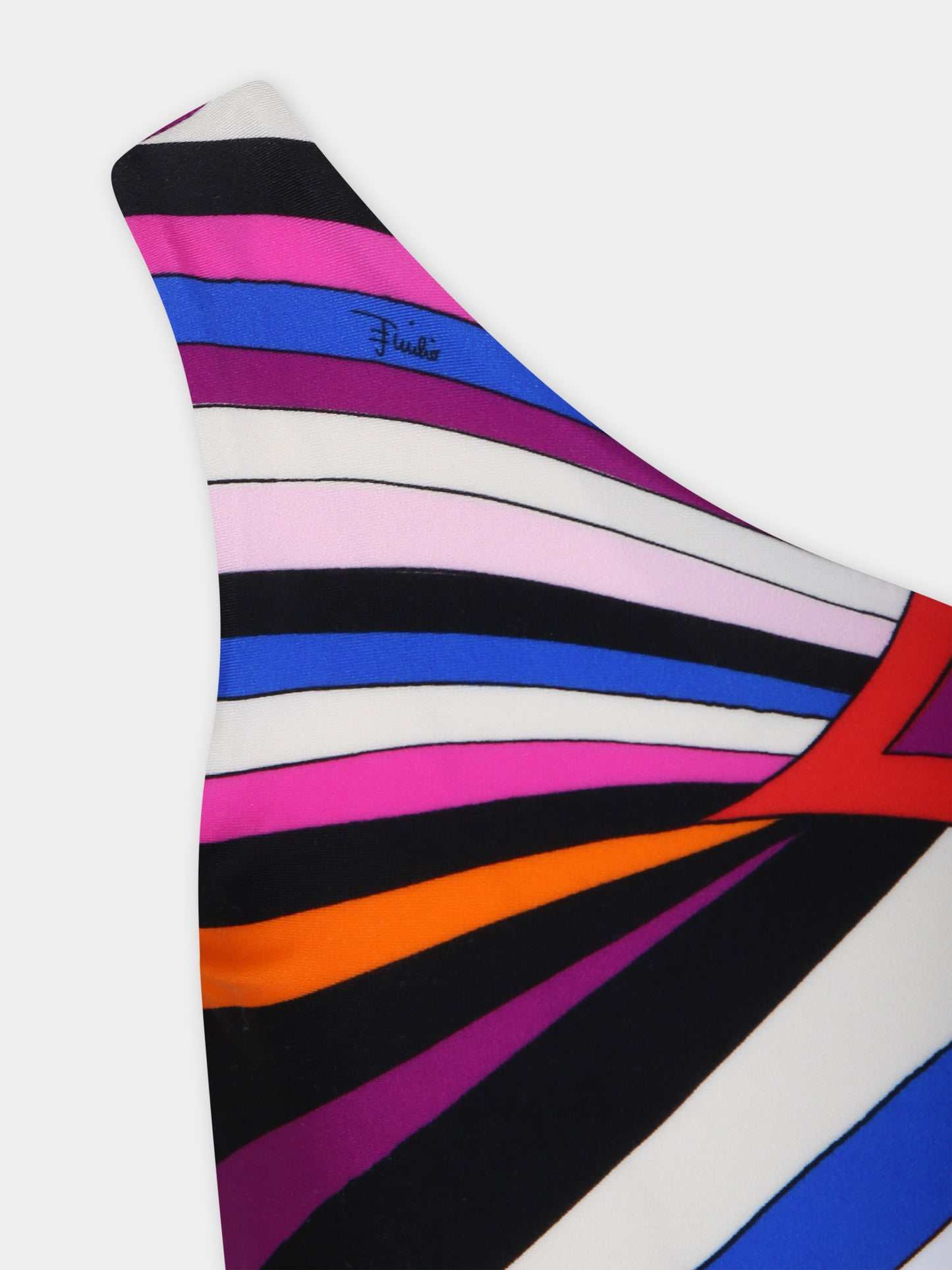 Costume intero multicolor per bambina,Emilio Pucci Junior,PUCA19 J0309 543MC