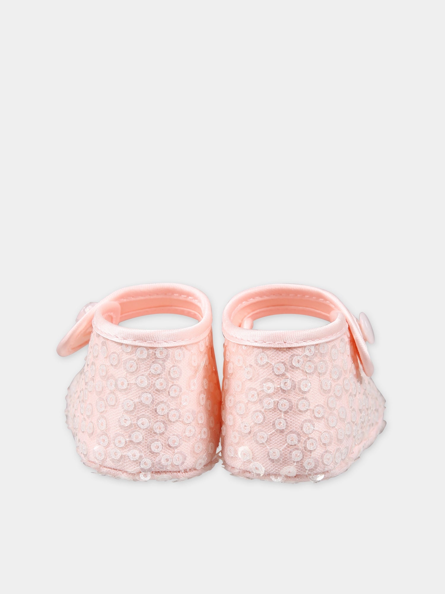 Ballerine rosa per neonata con paiettes,Monnalisa,73C002 3901 0092